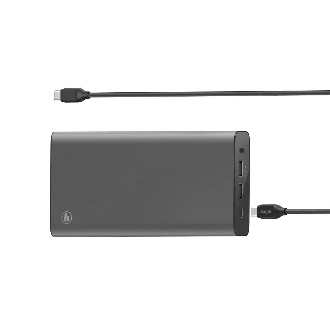Hama 00200012 powerbank Lithium-Ion (Li-Ion) 26800 mAh Antraciet