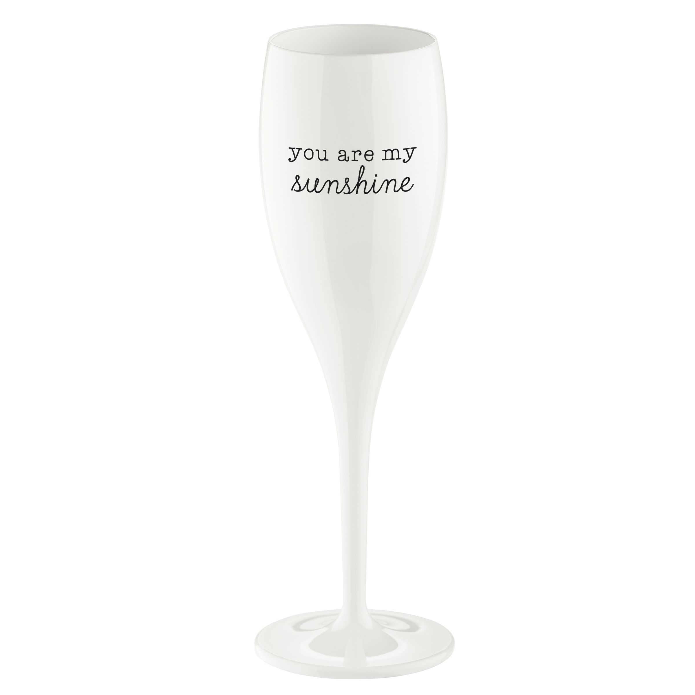 Glas KOZIOL 3440525 Cheers Sunshine White 100ml