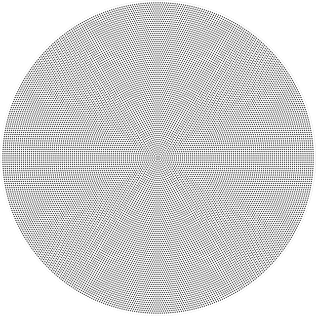 Luidsprekers SONOS In-Ceiling 8"/20,3cm rond per paar