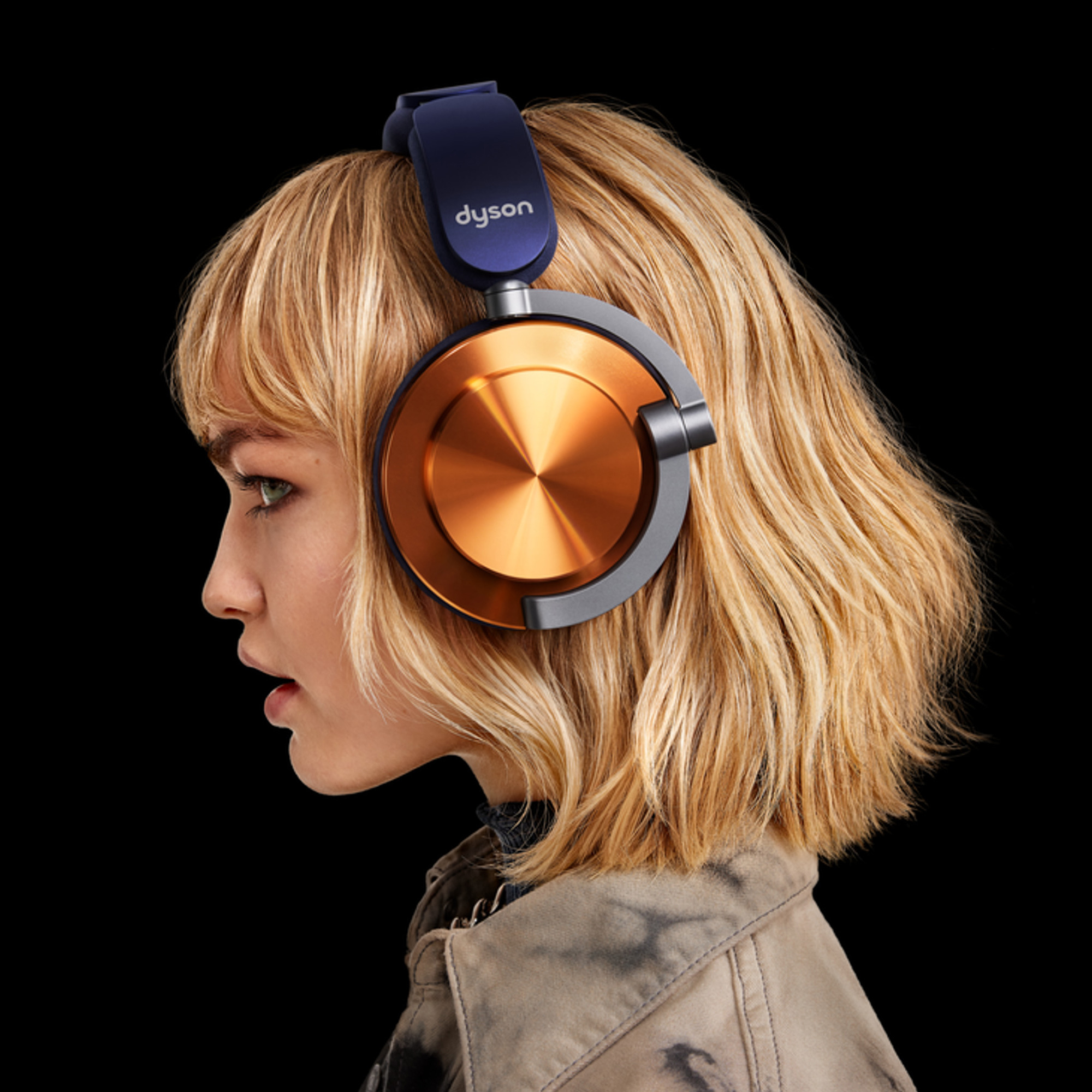 Dyson OnTrac Headset Draadloos Hoofdband Oproepen/muziek USB Type-C Bluetooth Koper