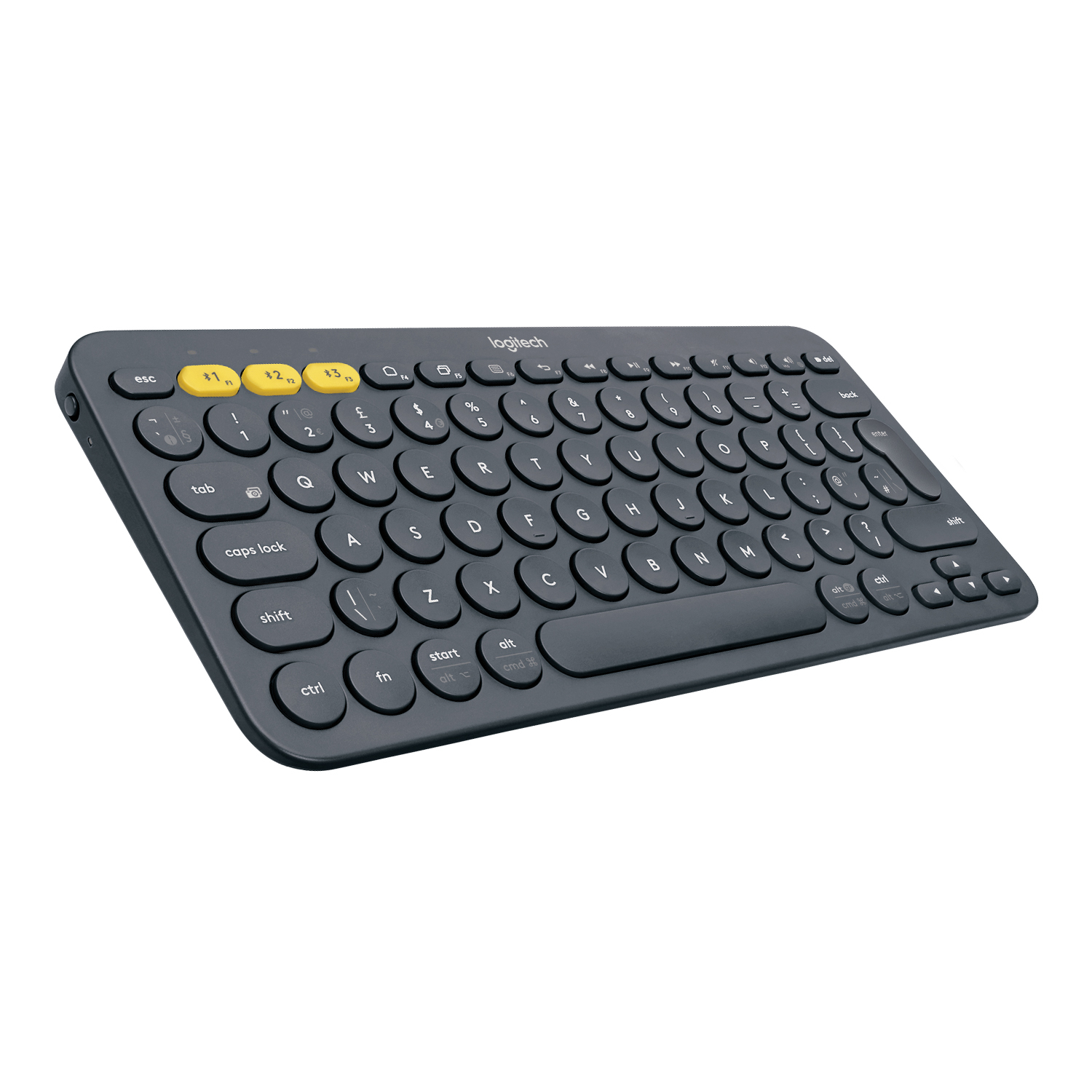Logitech K380 Multi-Device toetsenbord Universeel Bluetooth AZERTY Frans Grijs