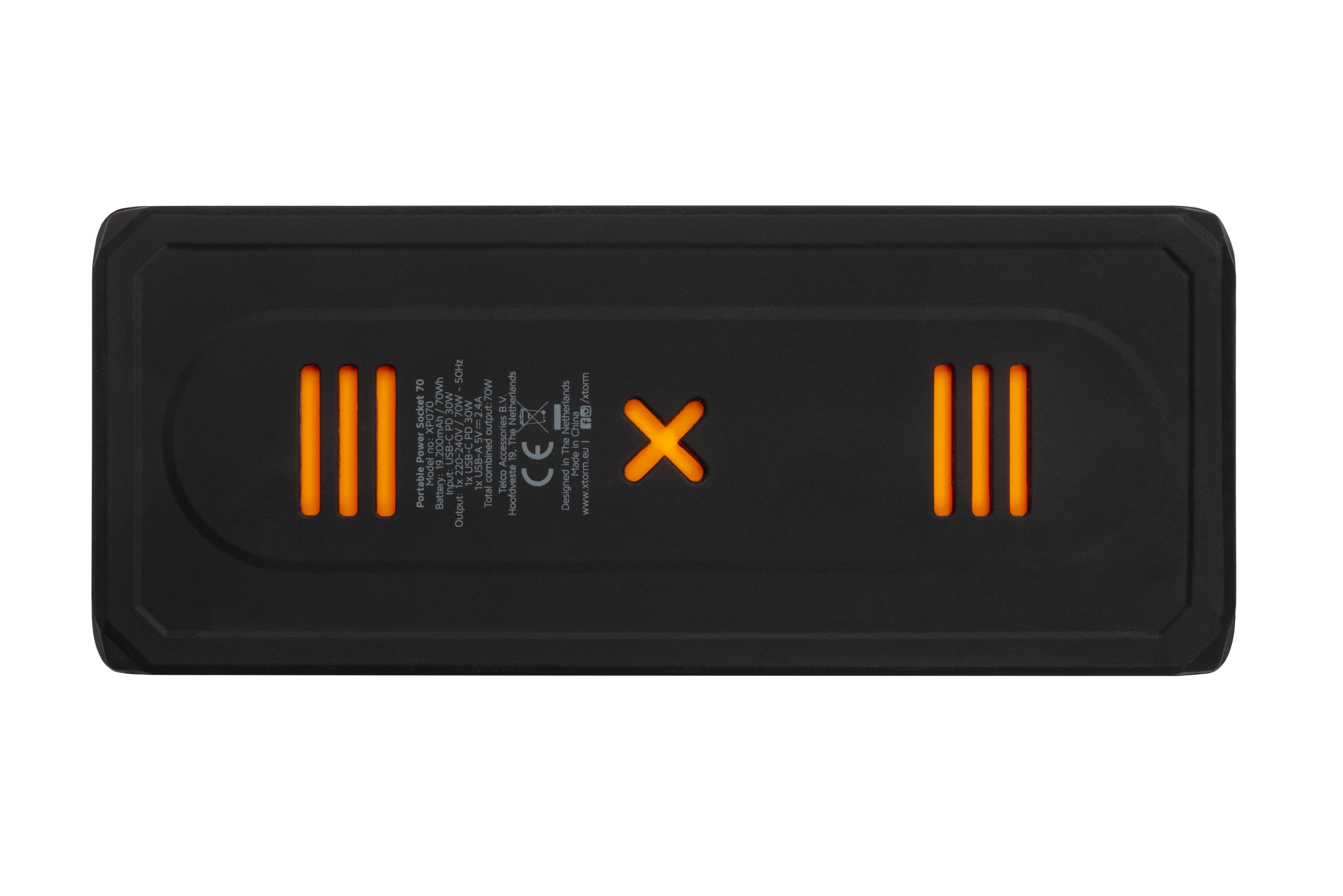 Powerbank Power Power Socket 70W/19200mAh Zwart
