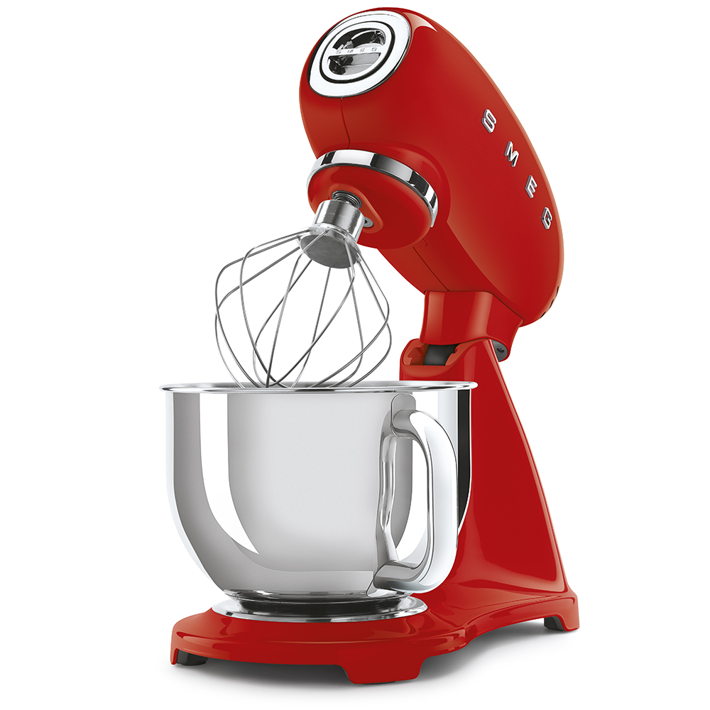 Keukenrobot SMEG SMF03RDEU 50's Style / Full Colour Rood