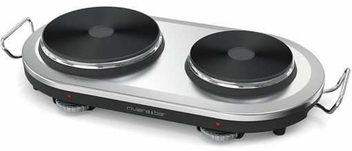 Kookplaat RIVIERA&BAR QRE450 Inox 2-pits