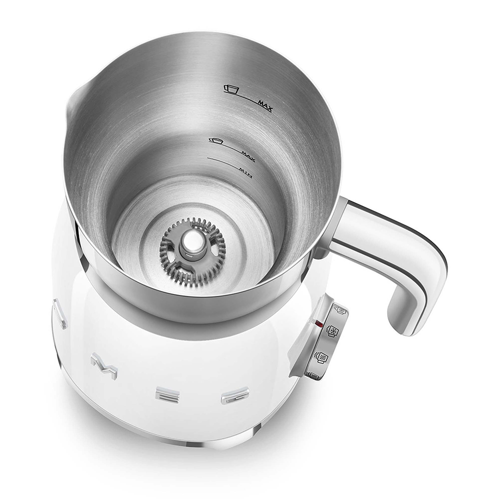 SMEG MOUSSEUR À LAIT BLANC MFF11WHEU