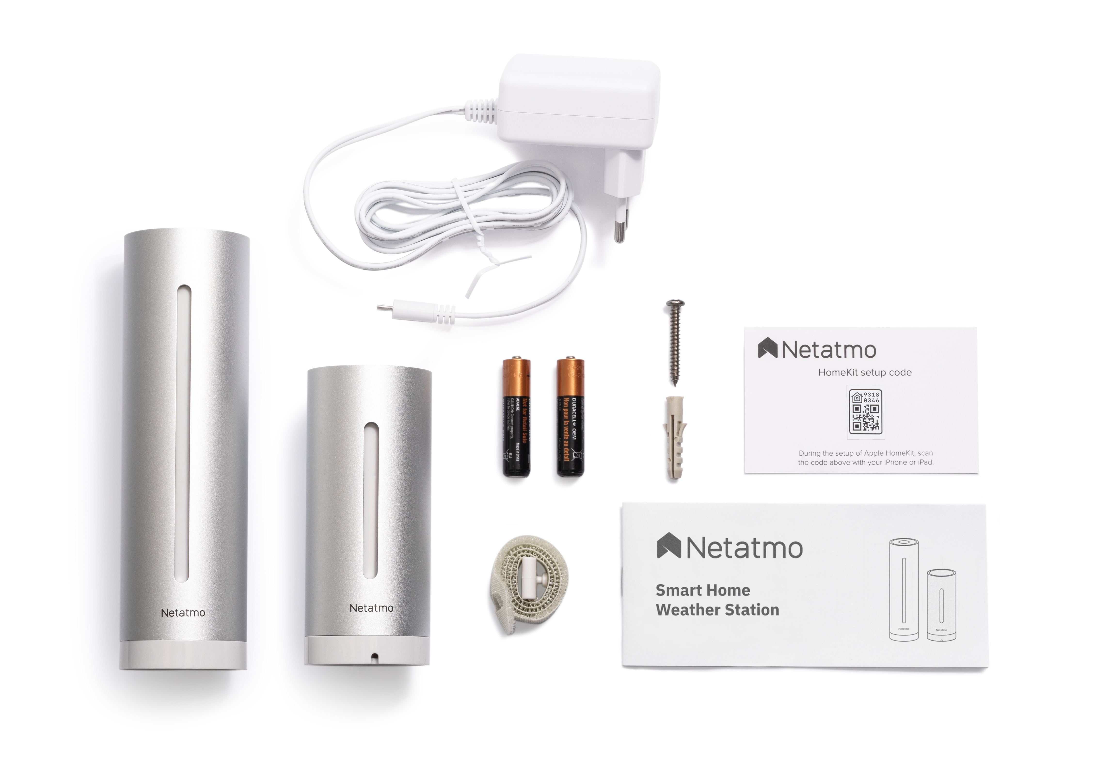 Netatmo NWS01-EC station météo numérique Aluminium Batterie/USB Wifi