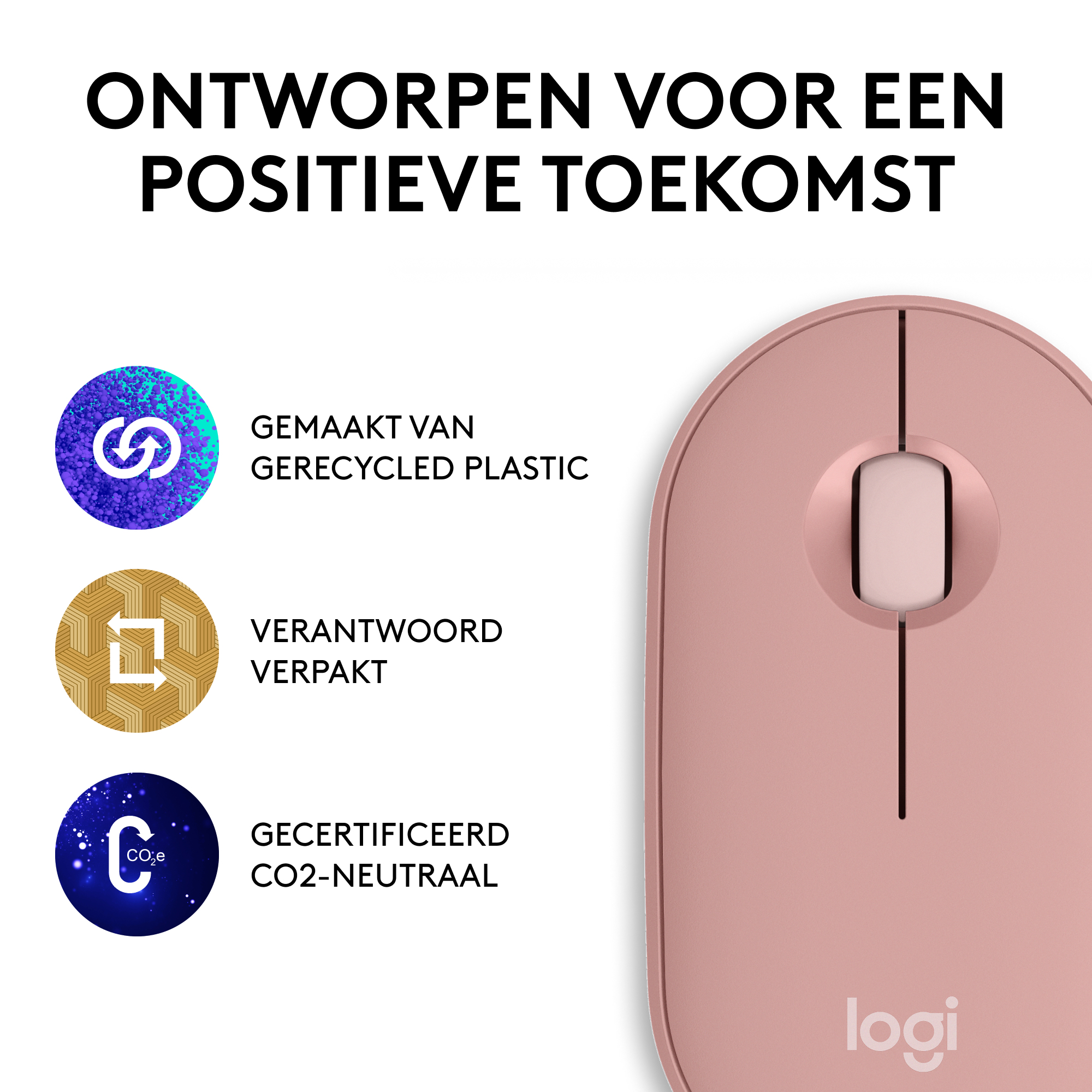 LOGITECH PEBBLE MOUSE 2 M350s WIRELESS