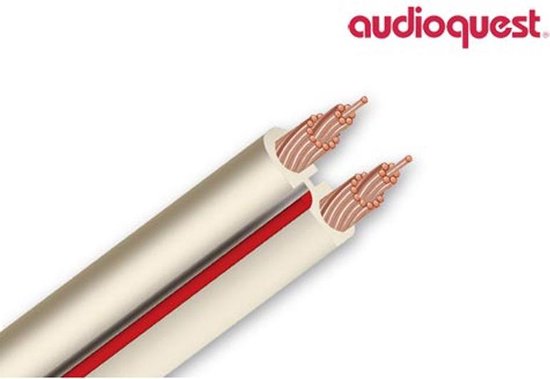 Luidsprekerkabel AUDIOQUEST 328FT (100M) SPOOL X-2 WHITE