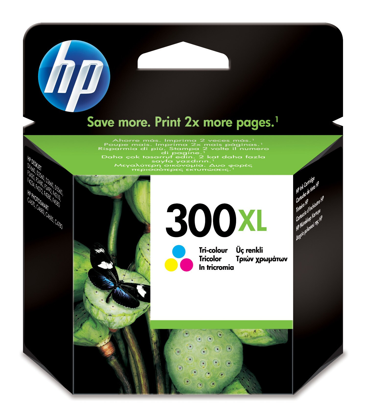 Inktpatroon HP CC644EE 300XL Tri-color