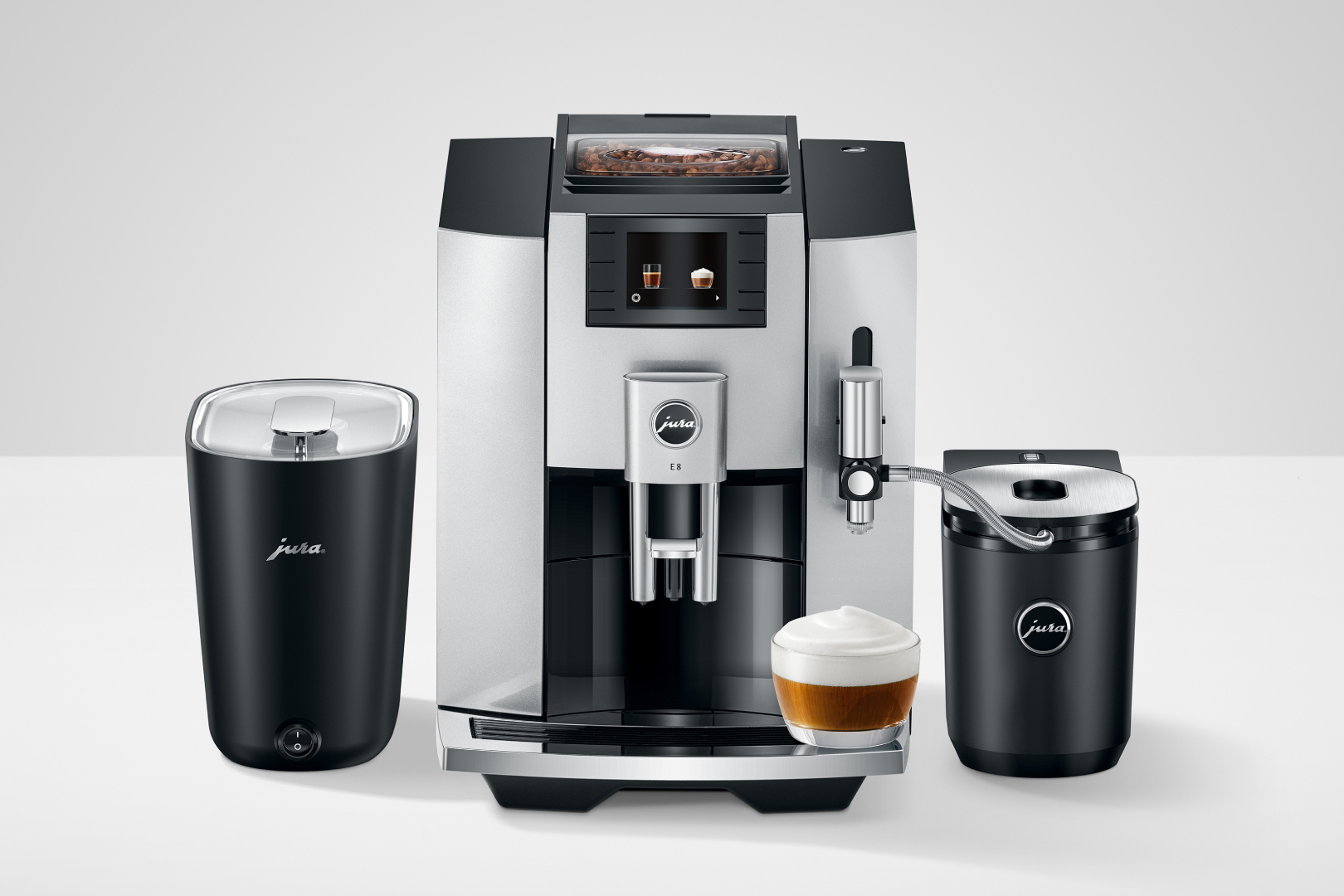 Espresso JURA E8 15336 Moonlight Silver
