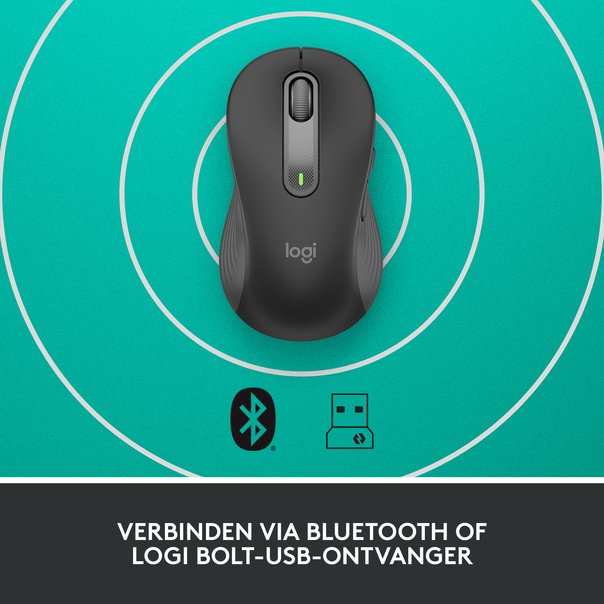 Logitech m650 l signature mouse lh graph