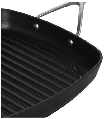 Demeyere Specialties 5 Poêle à griller en fonte 28 x 28 cm