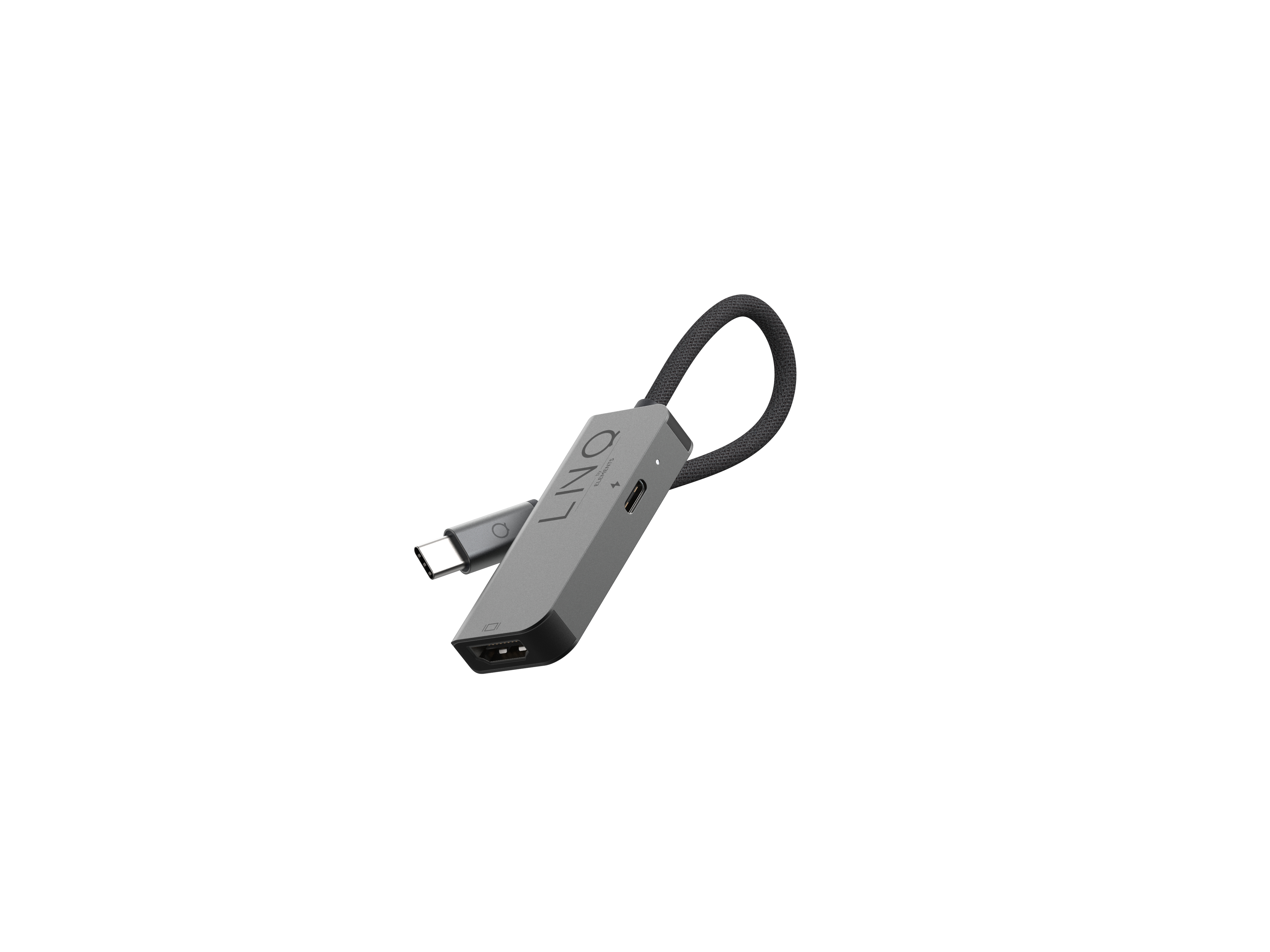 Linq 2 in 1 USB-C Hub, HDMI 4K/60Hz + USB-C 100W