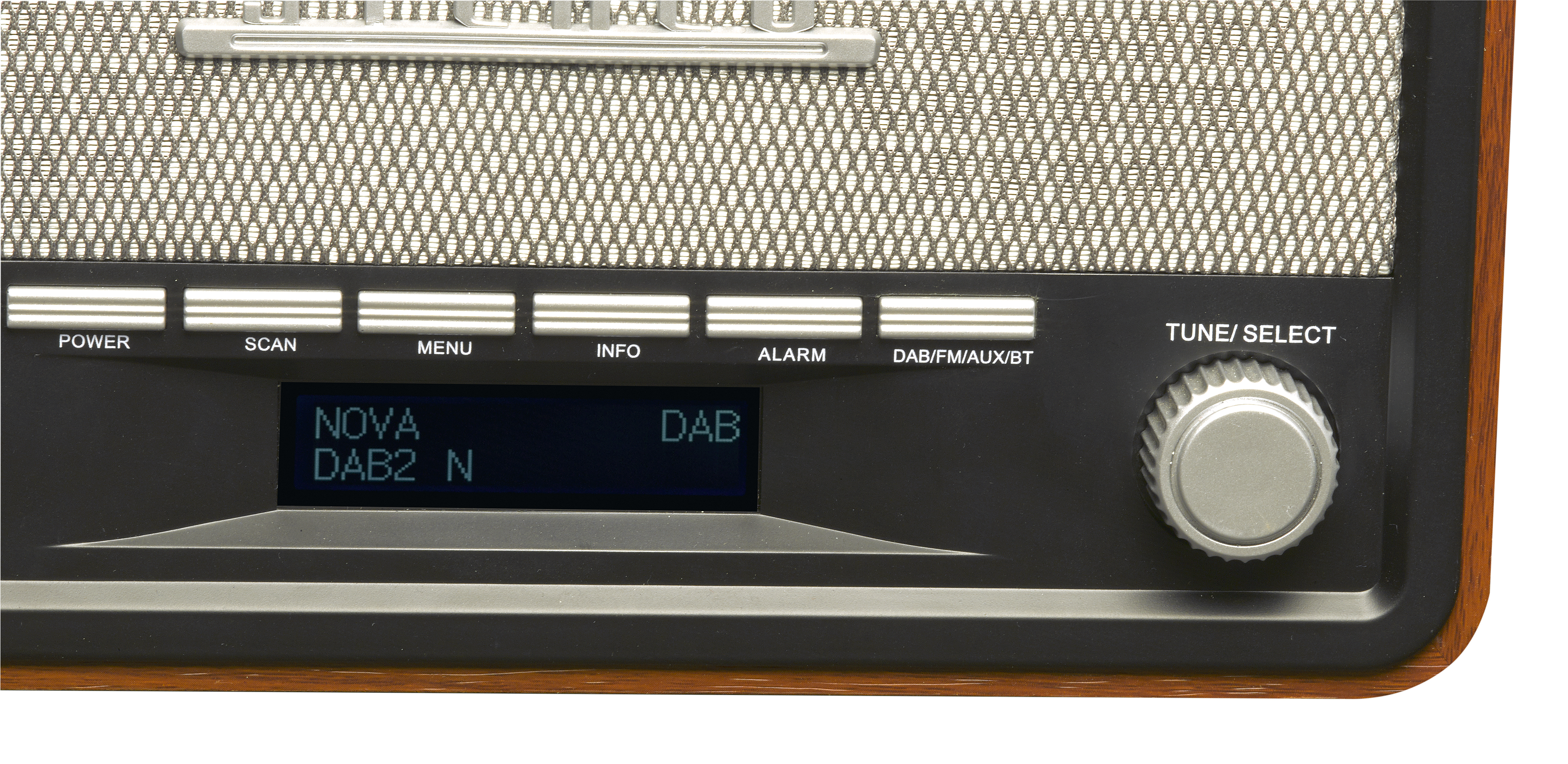 Denver DAB-18 Radio portable Personnel Analogique et numérique Noir, Gris