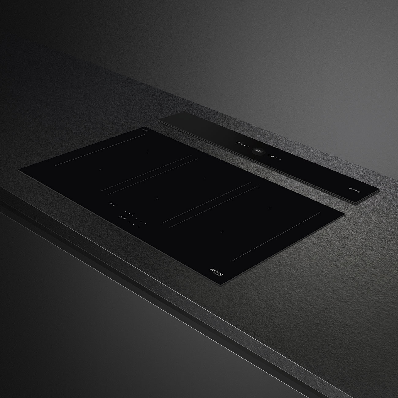 Dampkap BI Smeg downdraft KDD90CNE/ A / 90cm / Zwart
