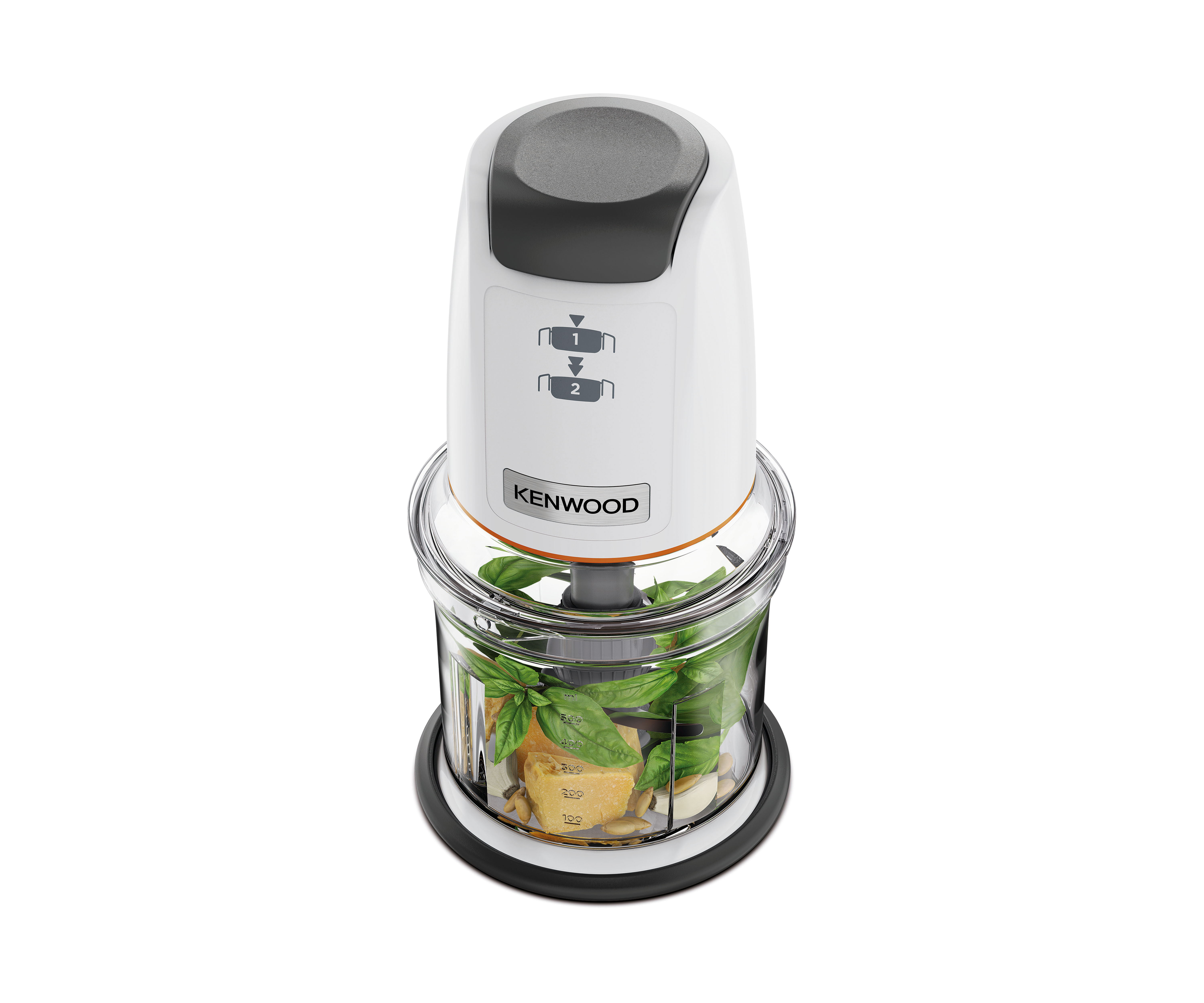 Kenwood CHP61.100WH hachoir électrique 0,5 L 500 W Gris, Blanc