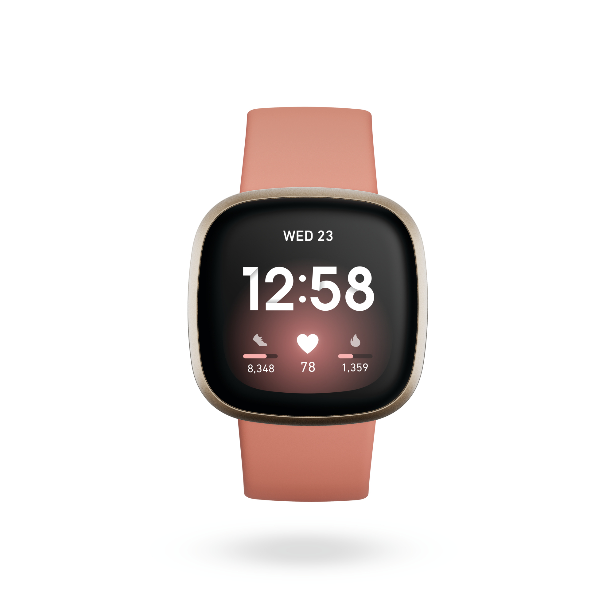 Fitbit Versa 3 4,01 cm (1.58") AMOLED 40 mm Digitaal Touchscreen Goud Wifi GPS