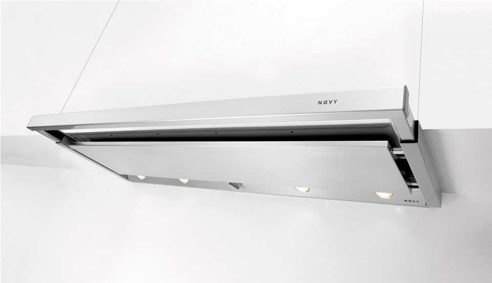 Dampkap BI NOVY 692 Telescopisch 90cm Inox