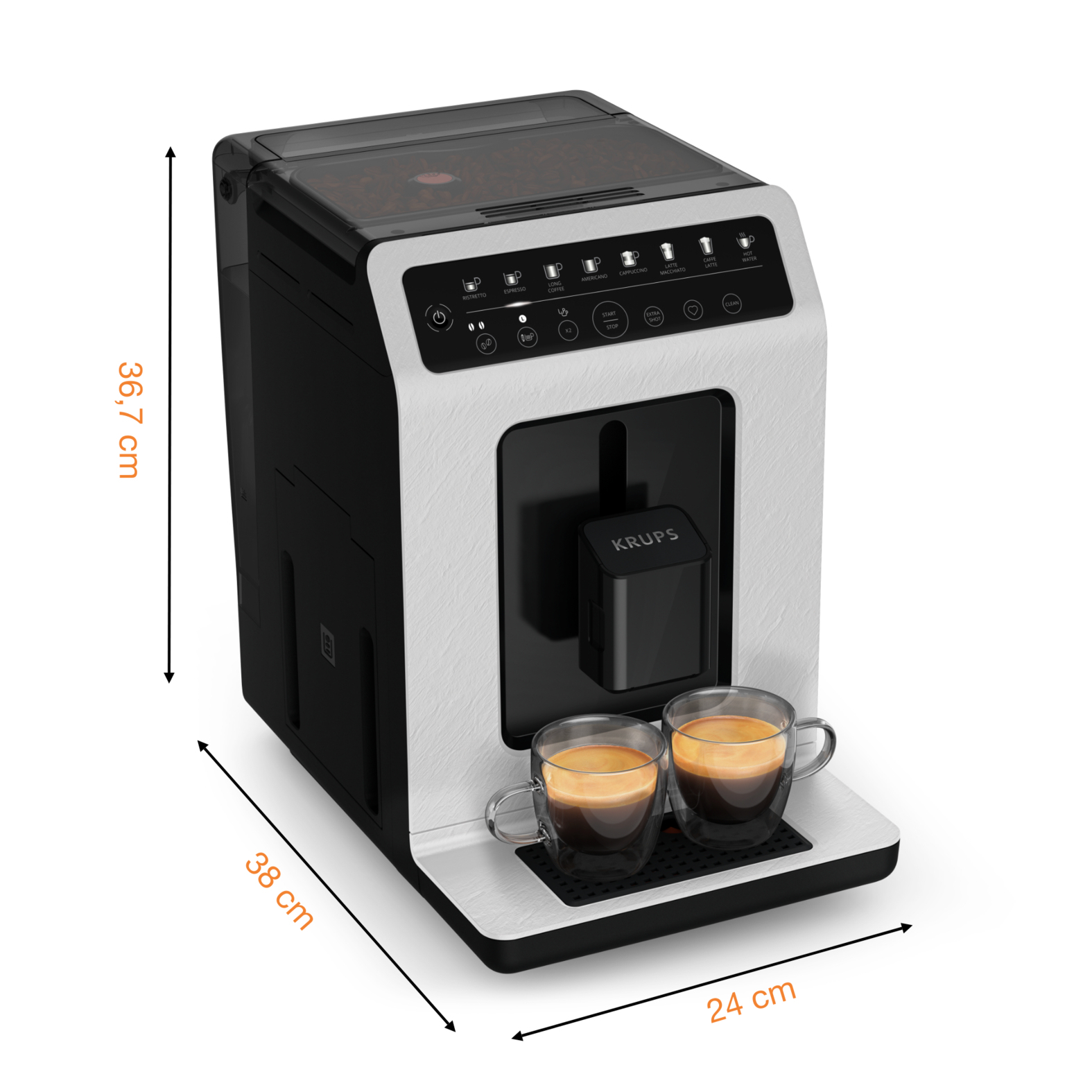 Espresso KRUPS EA897A10 Evidence Eco Design