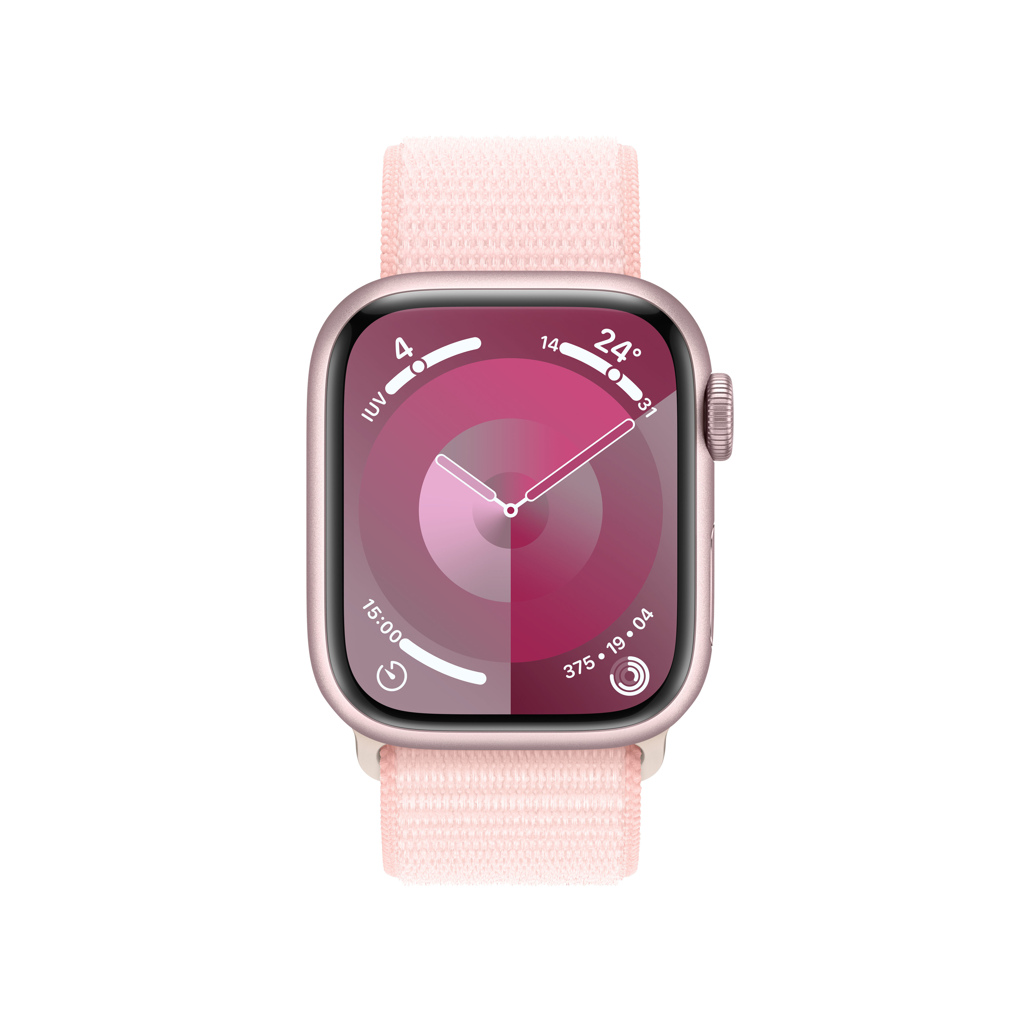 Apple Watch Series 9 41 mm Digitaal 352 x 430 Pixels Touchscreen Roze Wifi GPS