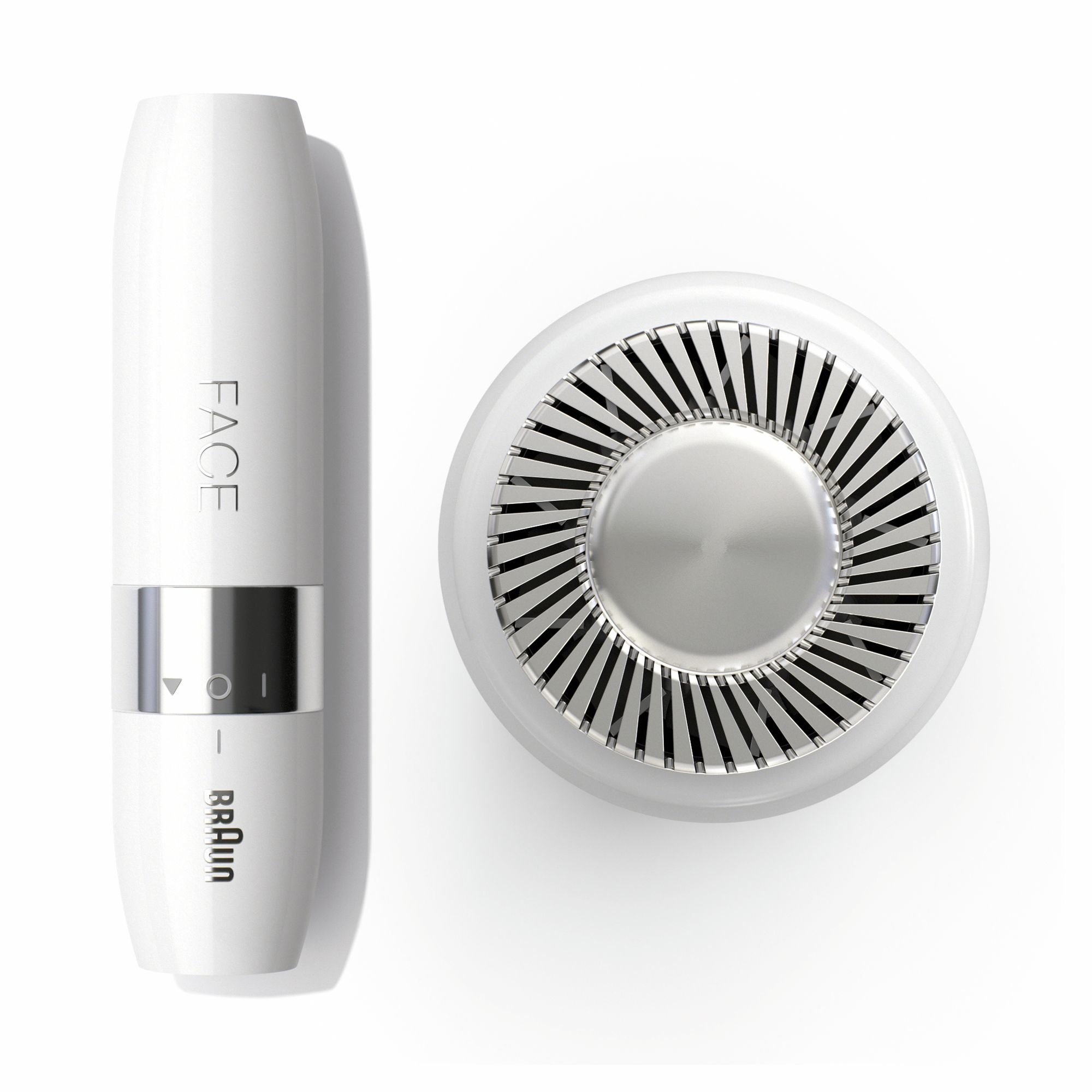 Braun Face FS1000 Mini Onthaarder, Elektrische Gezichtsontharing Voor Vrouwen, Wit