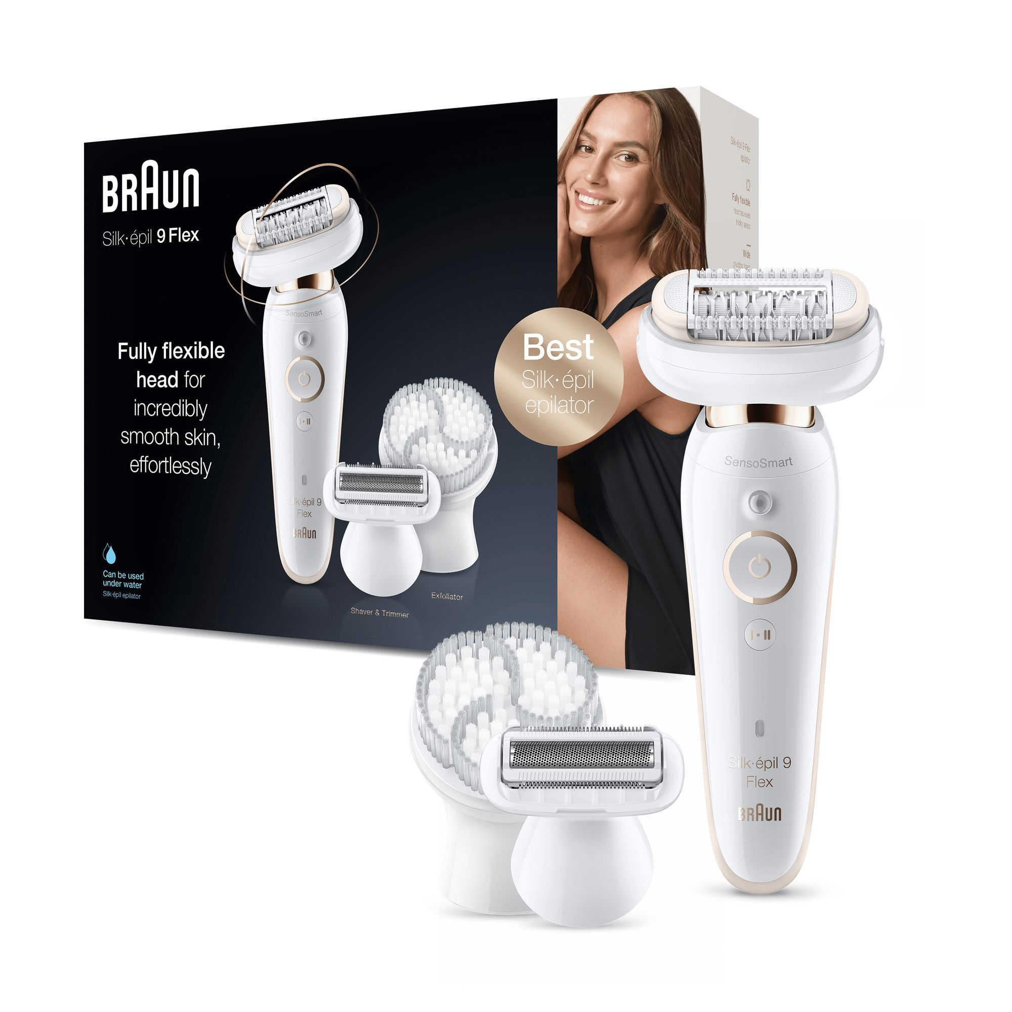 Epilator BRAUN SES9030 + scheerkop