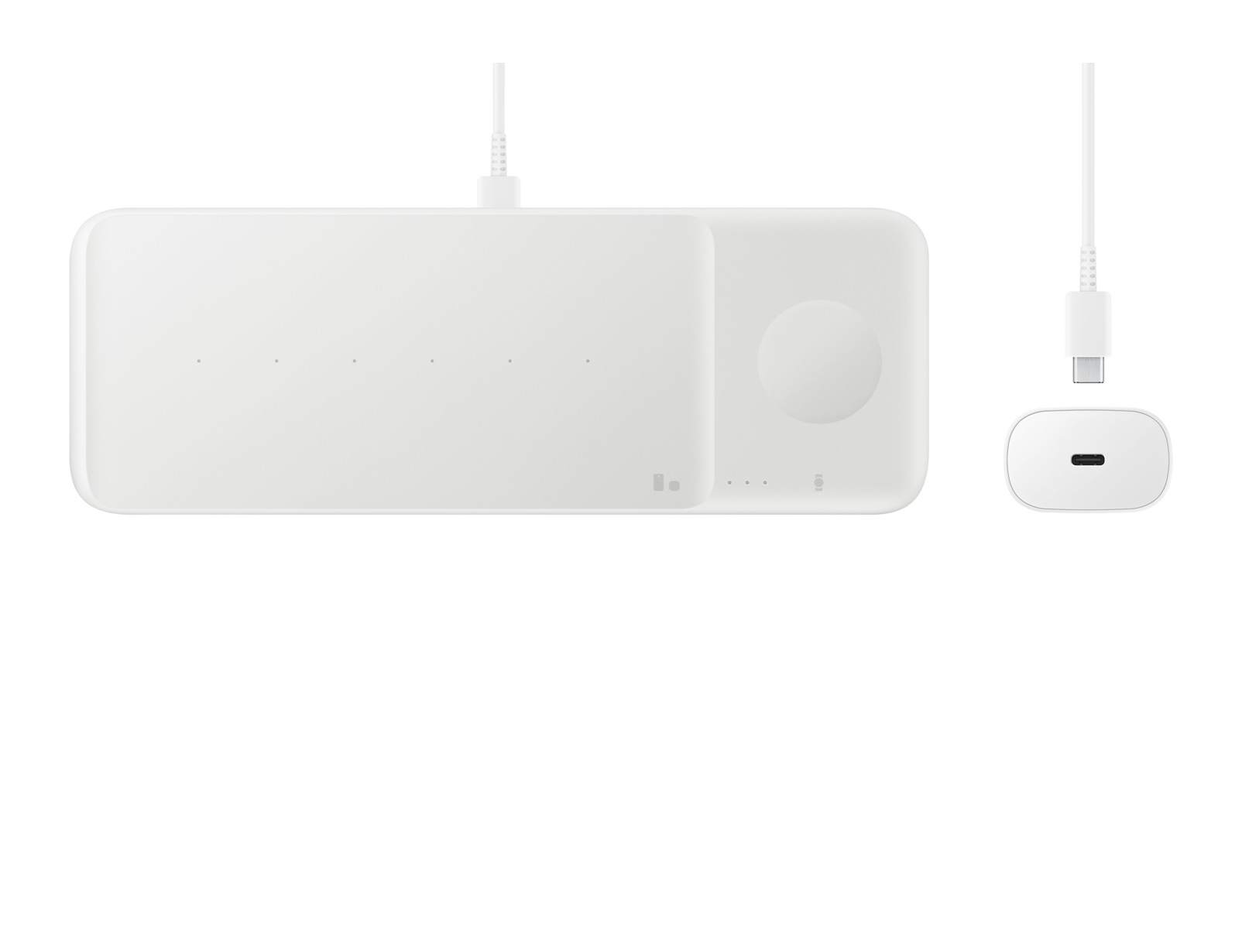 Samsung wireless charger trio blanc