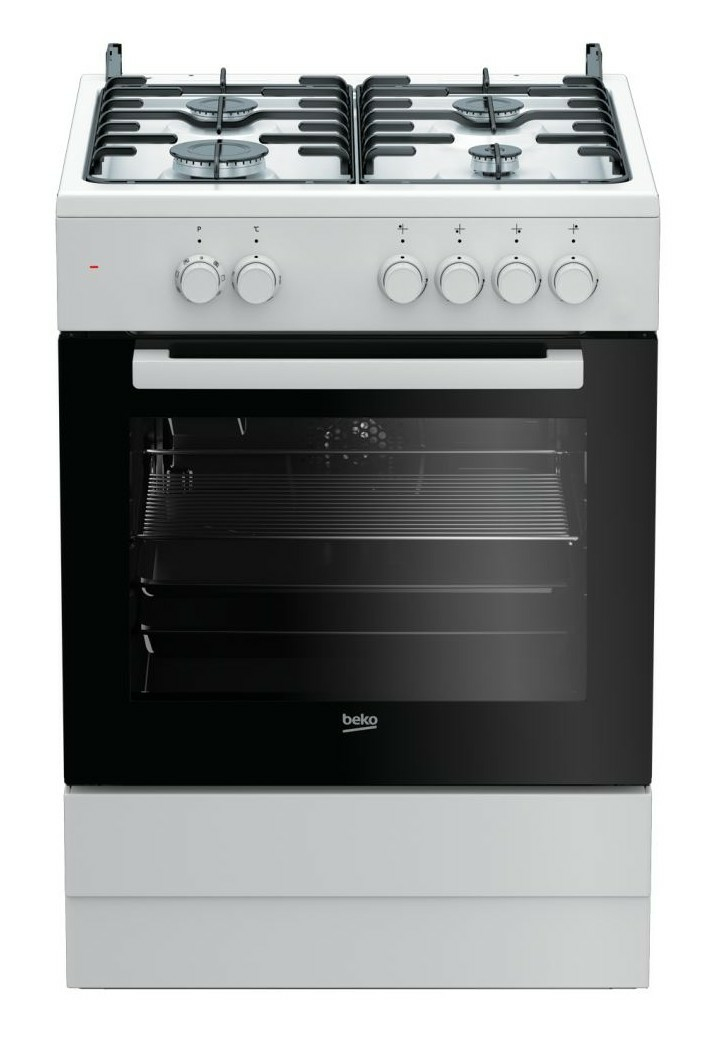 Beko FSM62010DW fornuis Vrijstaand fornuis Electrisch Gaskookplaat Wit