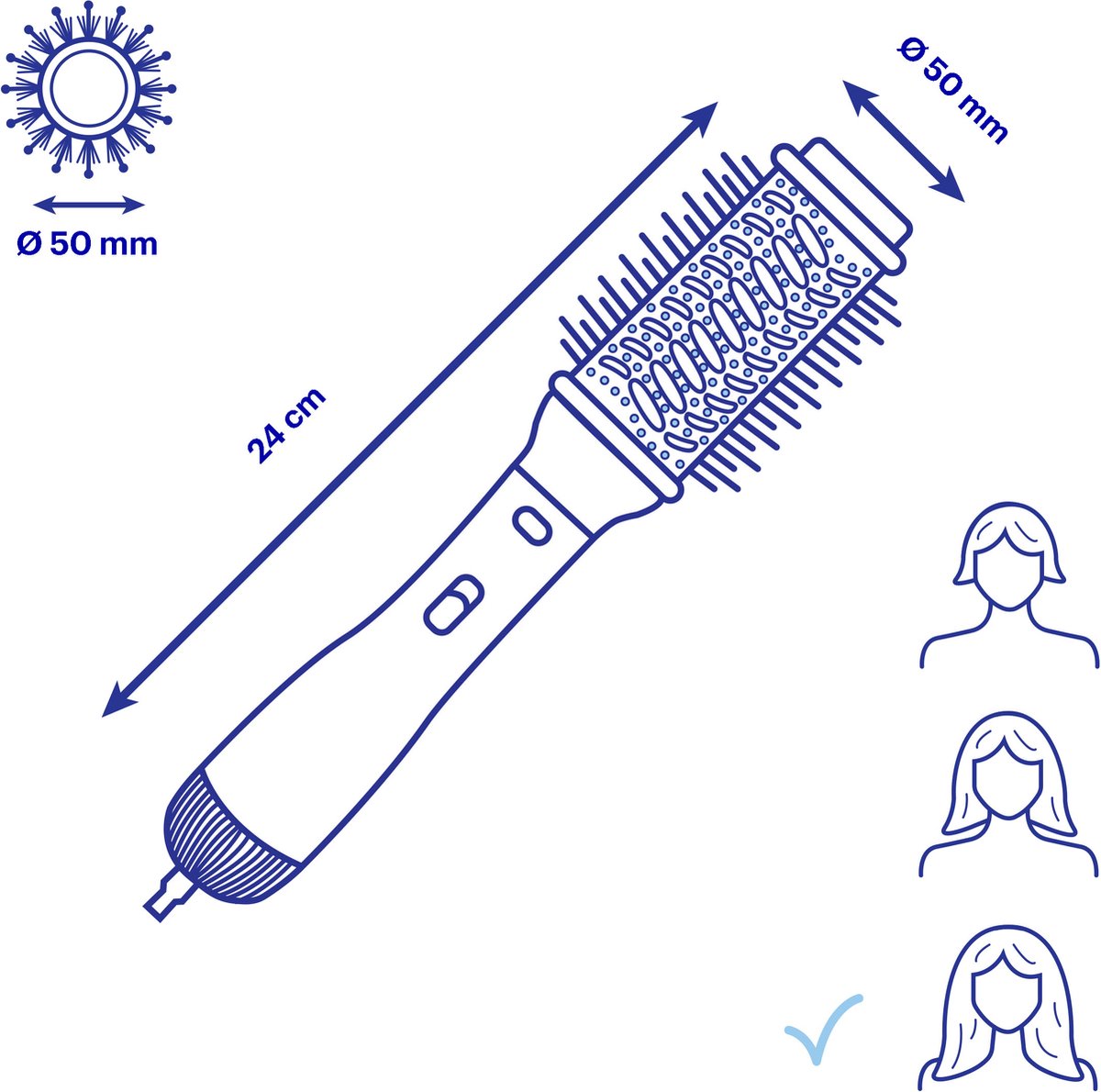 Blaasborstel BABYLISS AS773E HydroFusion