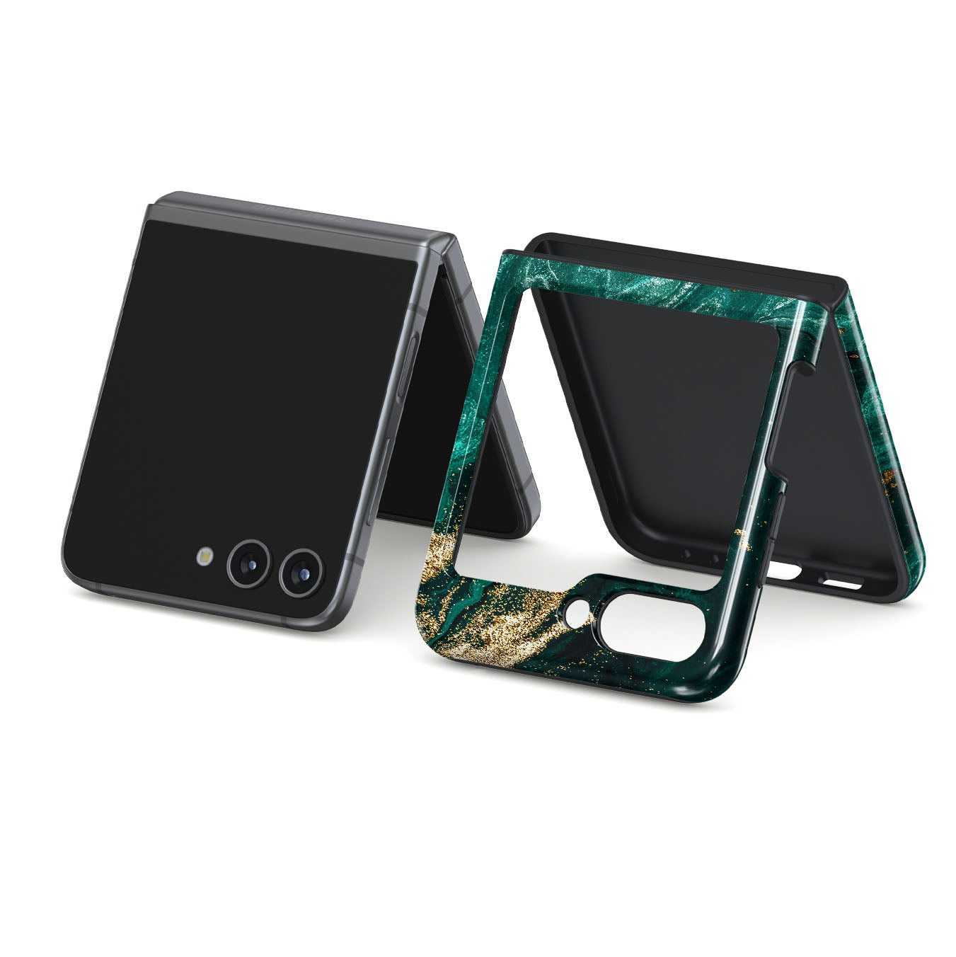 BURGA 4778005145045 mobiele telefoon behuizingen 17 cm (6.7") Hoes Zwart, Goud, Groen