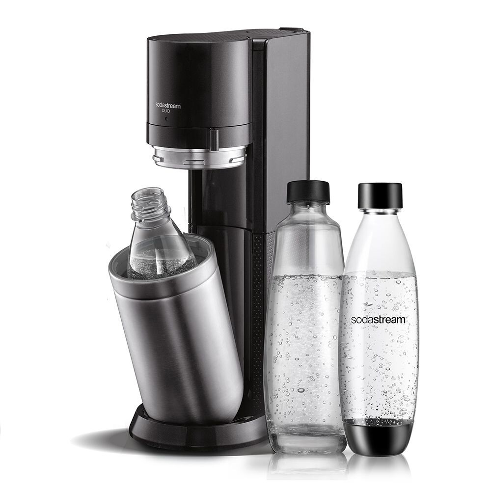 SodaStream DUO Zwart, Roestvrijstaal