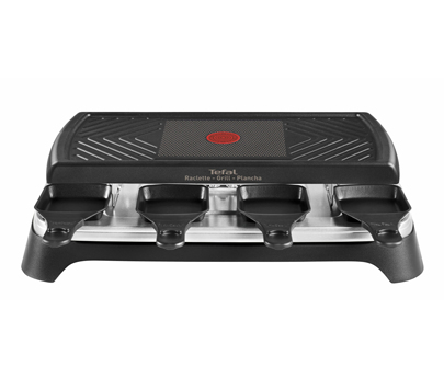 Tefal RE459812 raclette 8 persoon/personen 1350 W Zwart