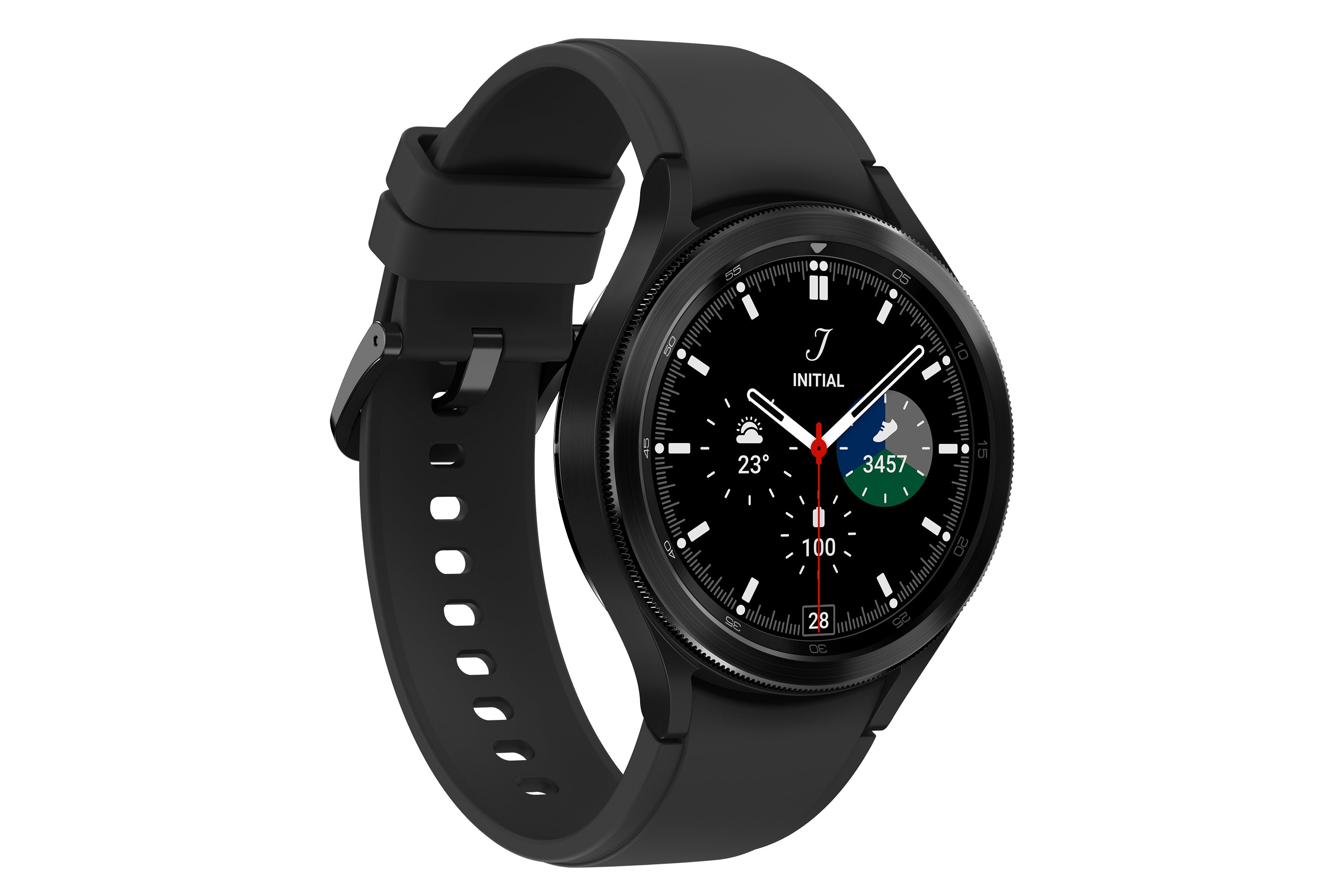 Samsung Galaxy Watch4 Classic 3,56 cm (1.4") OLED 46 mm Digitaal 450 x 450 Pixels Touchscreen Zwart Wifi GPS