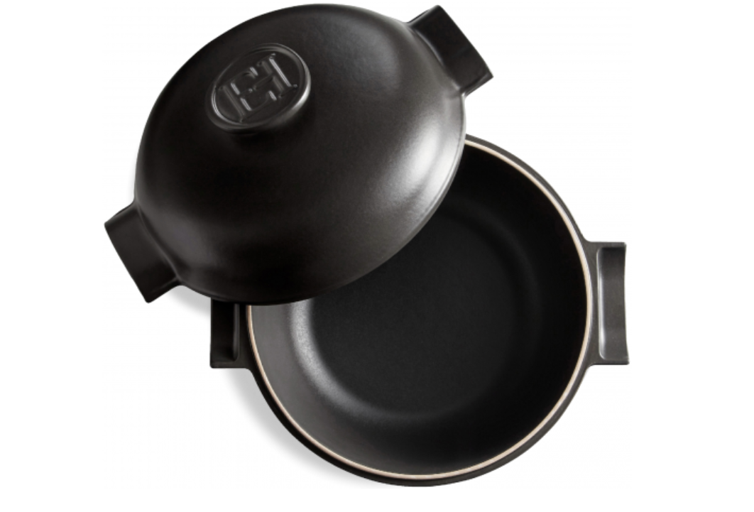 Ronde Cocotte EMILE HENRY 20.EH776640 Delight Ardoise  / Zwart / 4L / 27cm