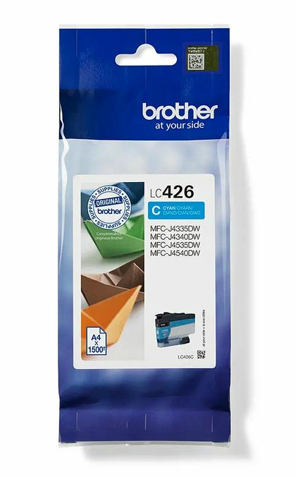 Inktpatroon BROTHER LC-426C cyaan 1.500 pagina's