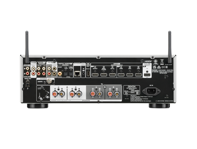 Denon DRA-900H 100 W 2.2 kanalen Stereo Zilver