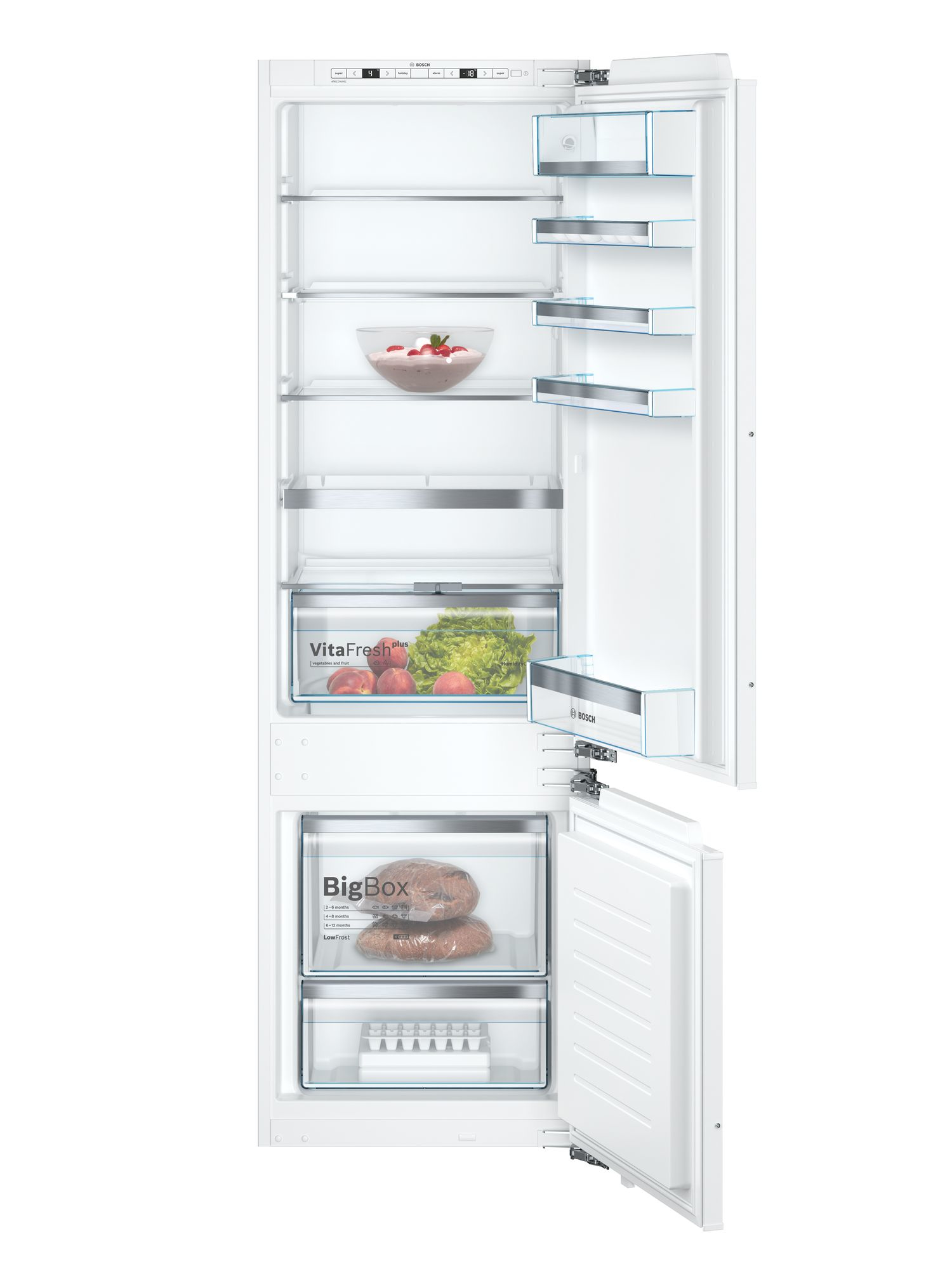 Koelkast Combi BI BOSCH KIS87AFEO / E / 178cm