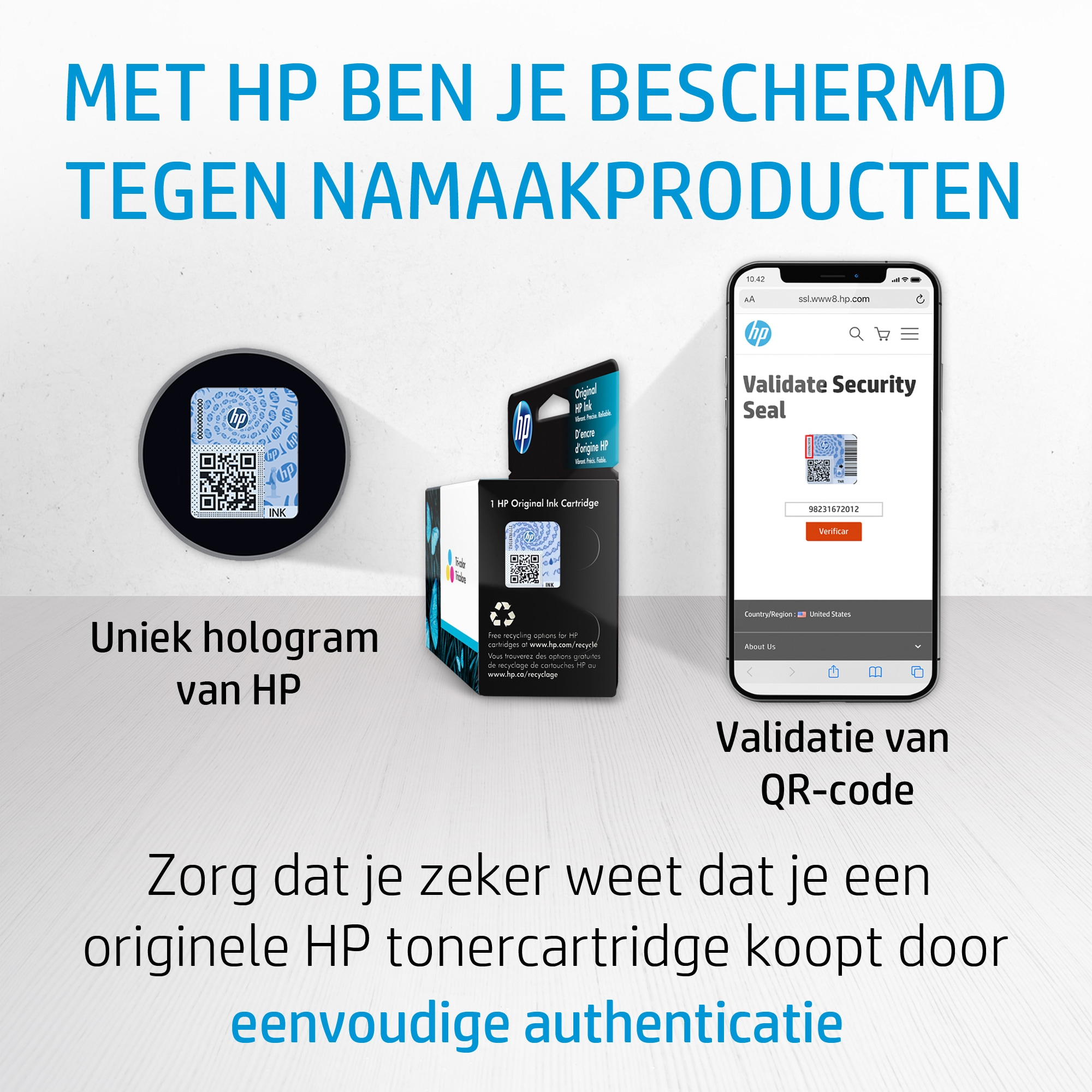 Inktpatroon HP CC644EE 300XL Tri-color