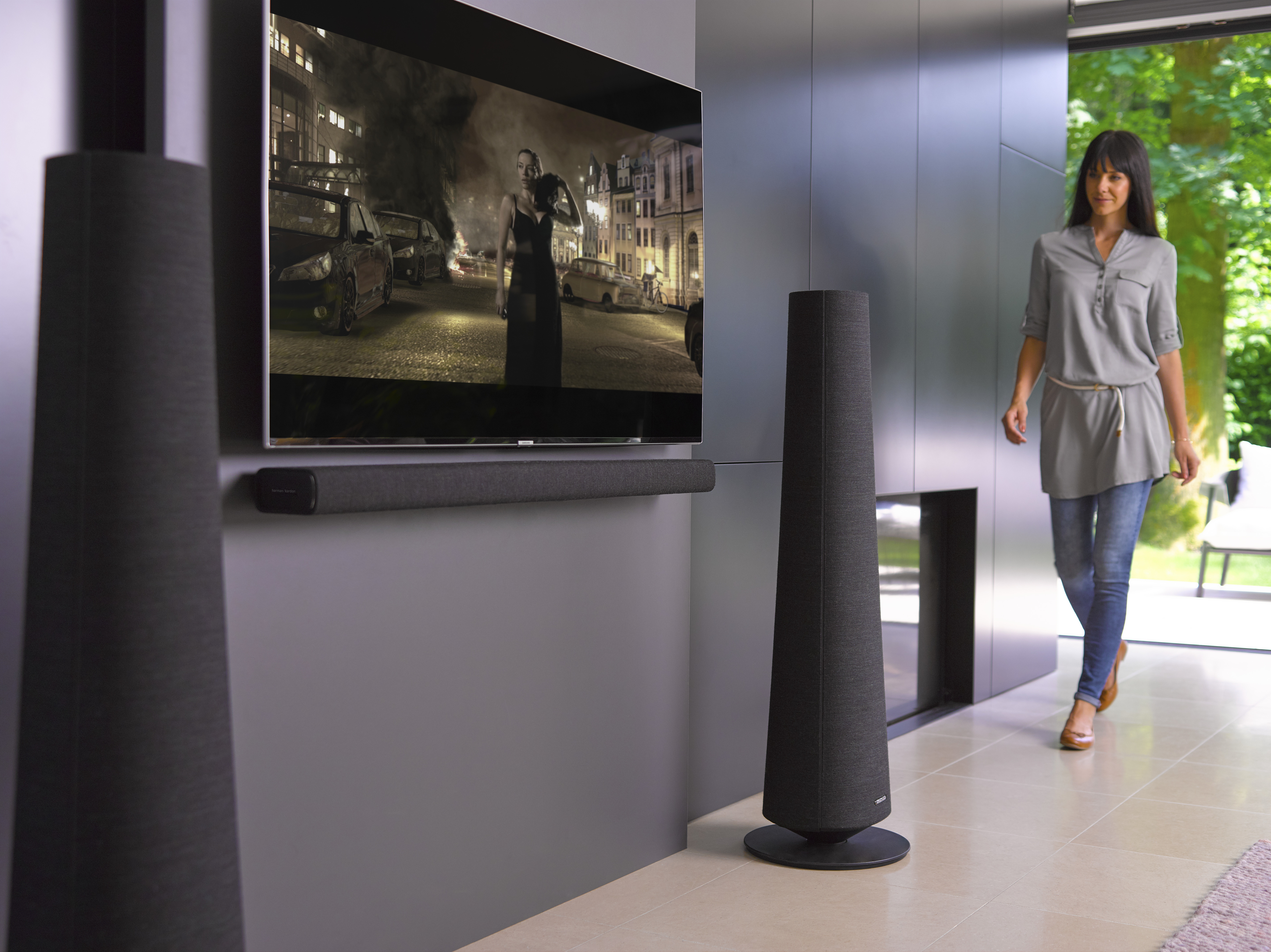 Luidsprekerset Harman Kardon Citation Tower grijs