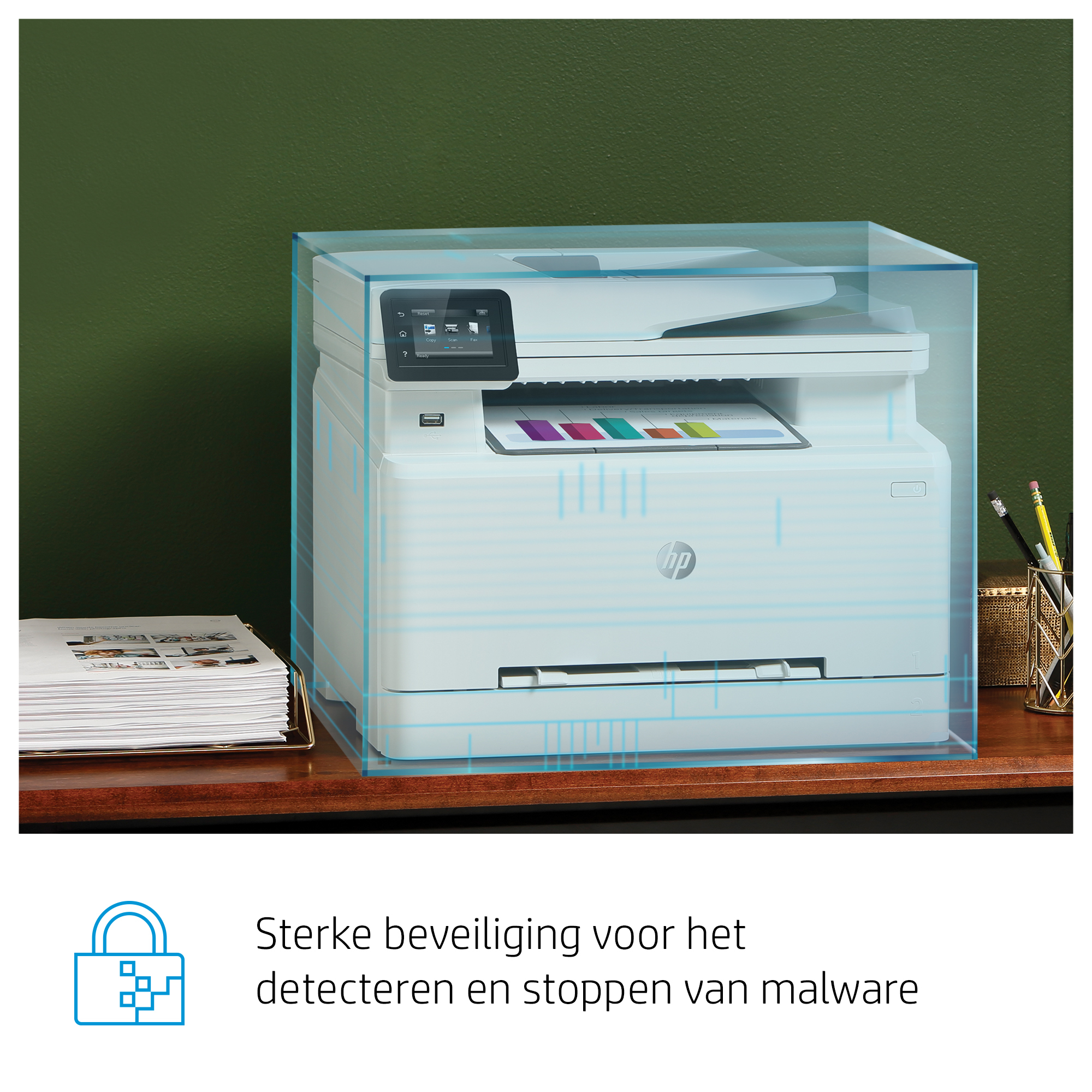 HP Color LaserJet Pro MFP M283fdw, Kleur, Printer voor Printen, kopiëren, scannen, faxen, Printen via USB-poort aan voorzijde; Scannen naar e-mail; Dubbelzijdig printen; ADF voor 50 vel ongekruld