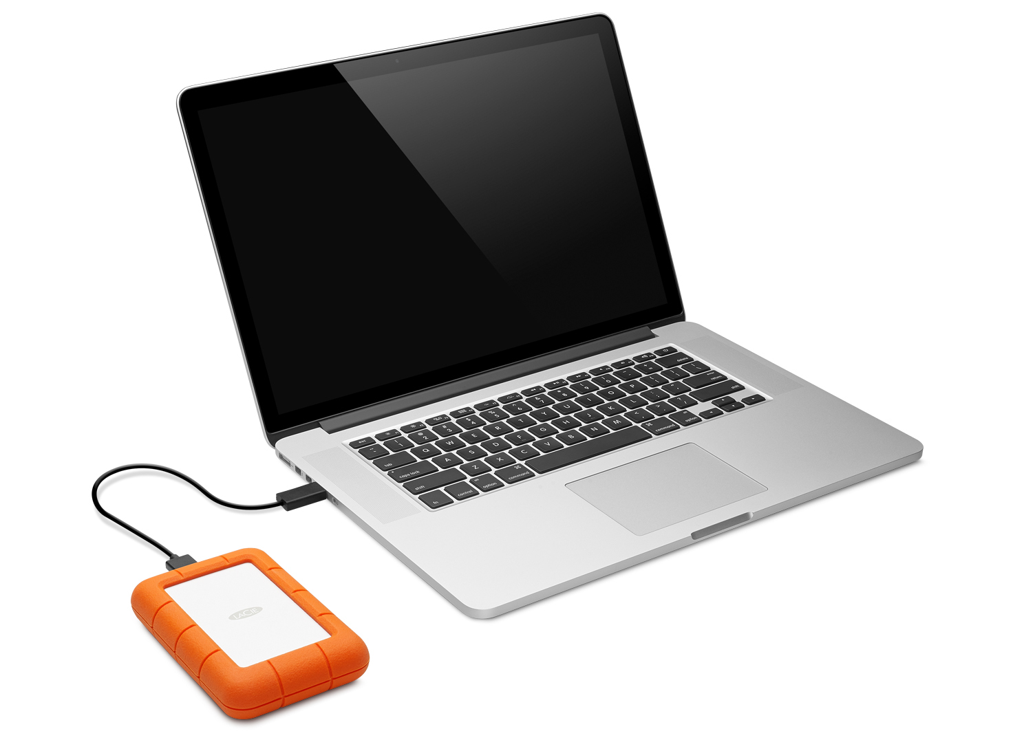 LaCie Rugged 2 TB Oranje