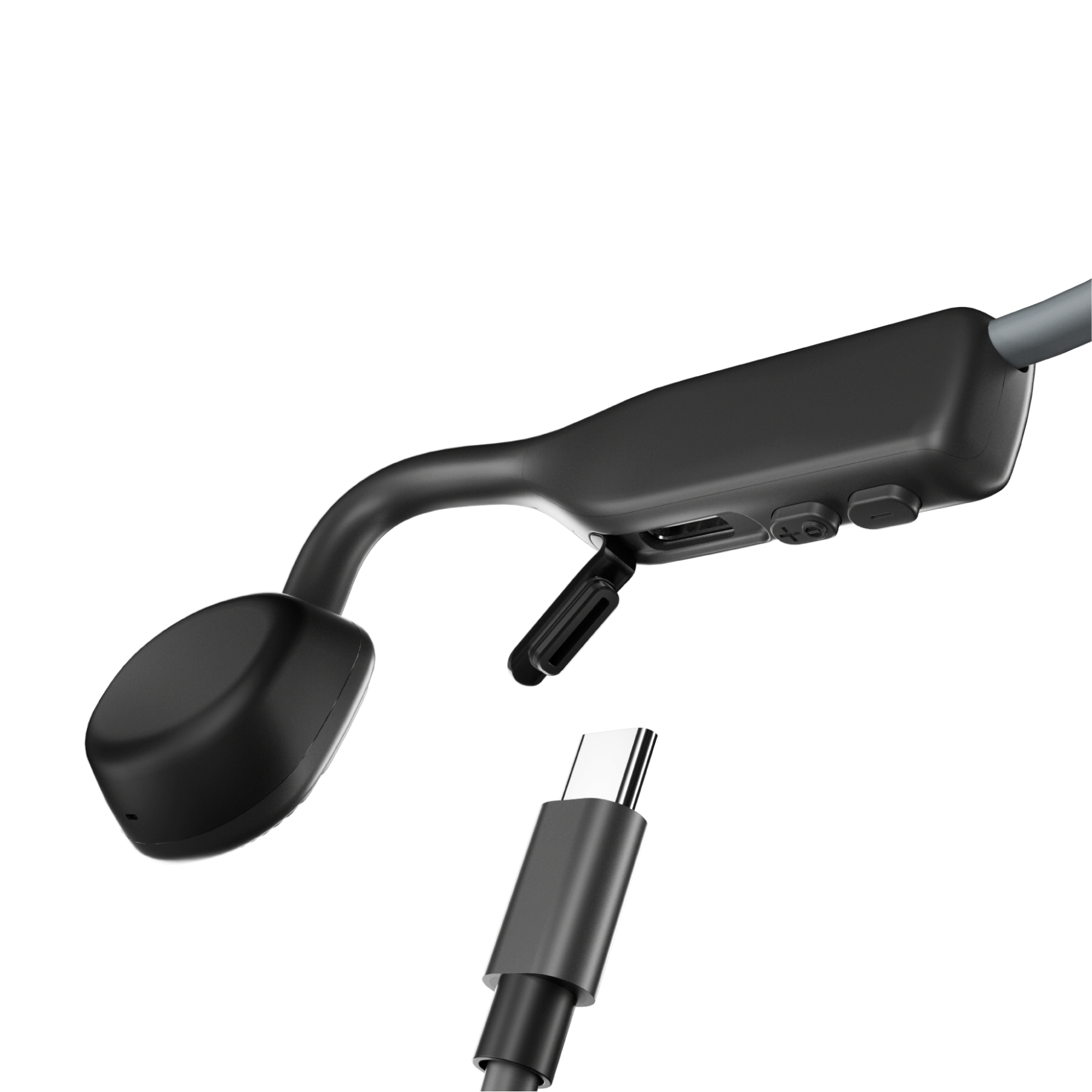 Hoofdtelefoon SHOKZ OpenMove grijs bone conduction