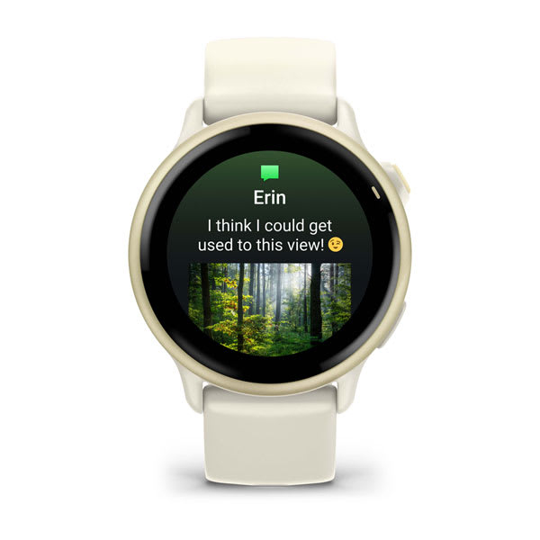 Smartwatch Garmin Vivoactive 6 Bone/Lunar Gold