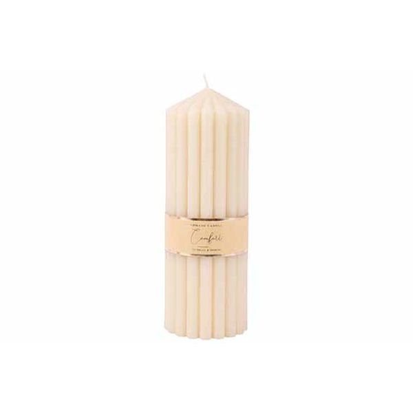 Kaars COSY@HOME 164344 Ribble / beige / 20cm / 90H