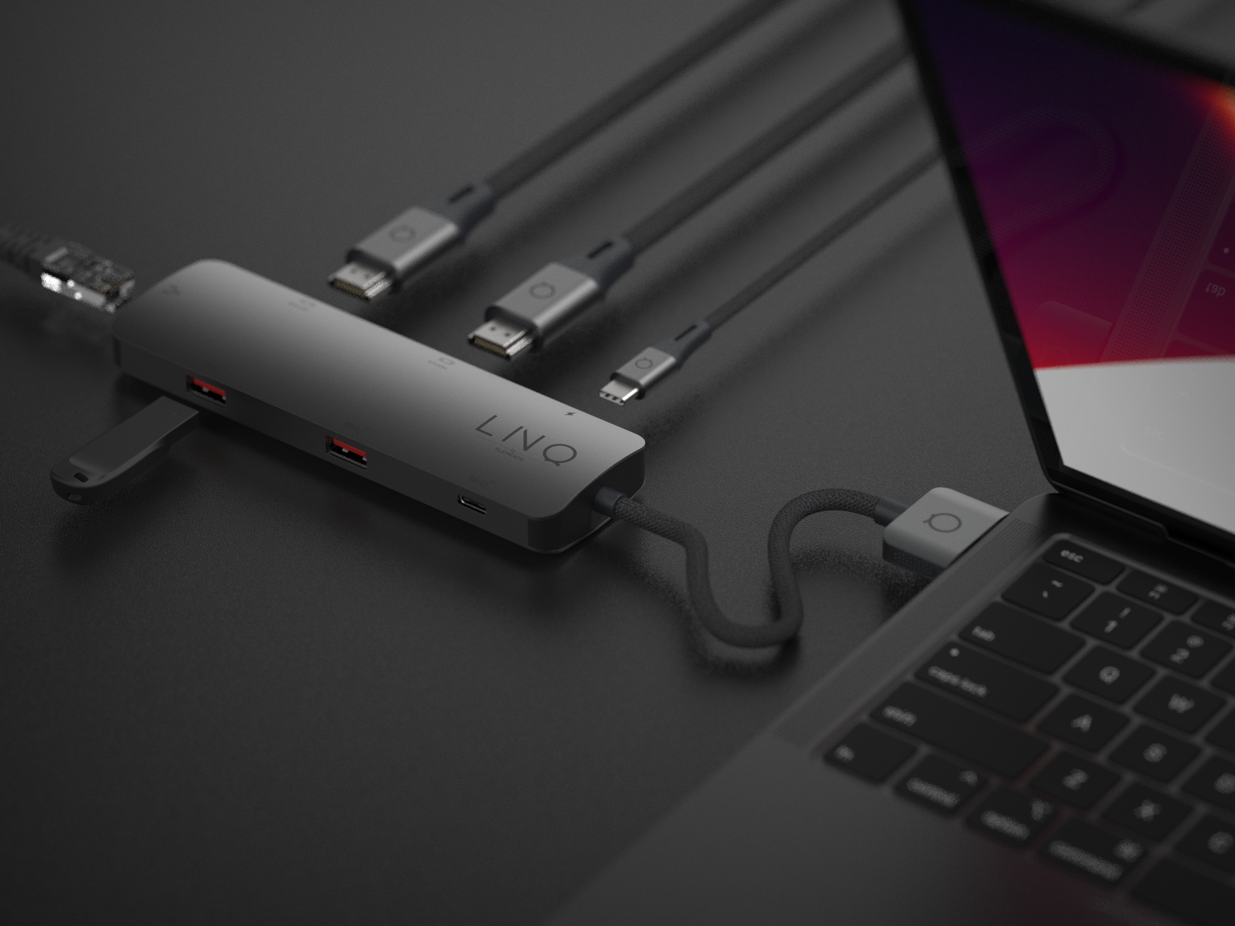 Linq 7 in 2 D2 Pro Multiport Hub