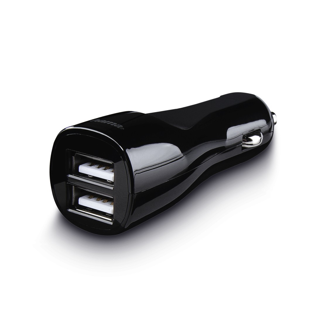 Autolader HAMA 173616 pico dual USB 3.4A autodetect zwart