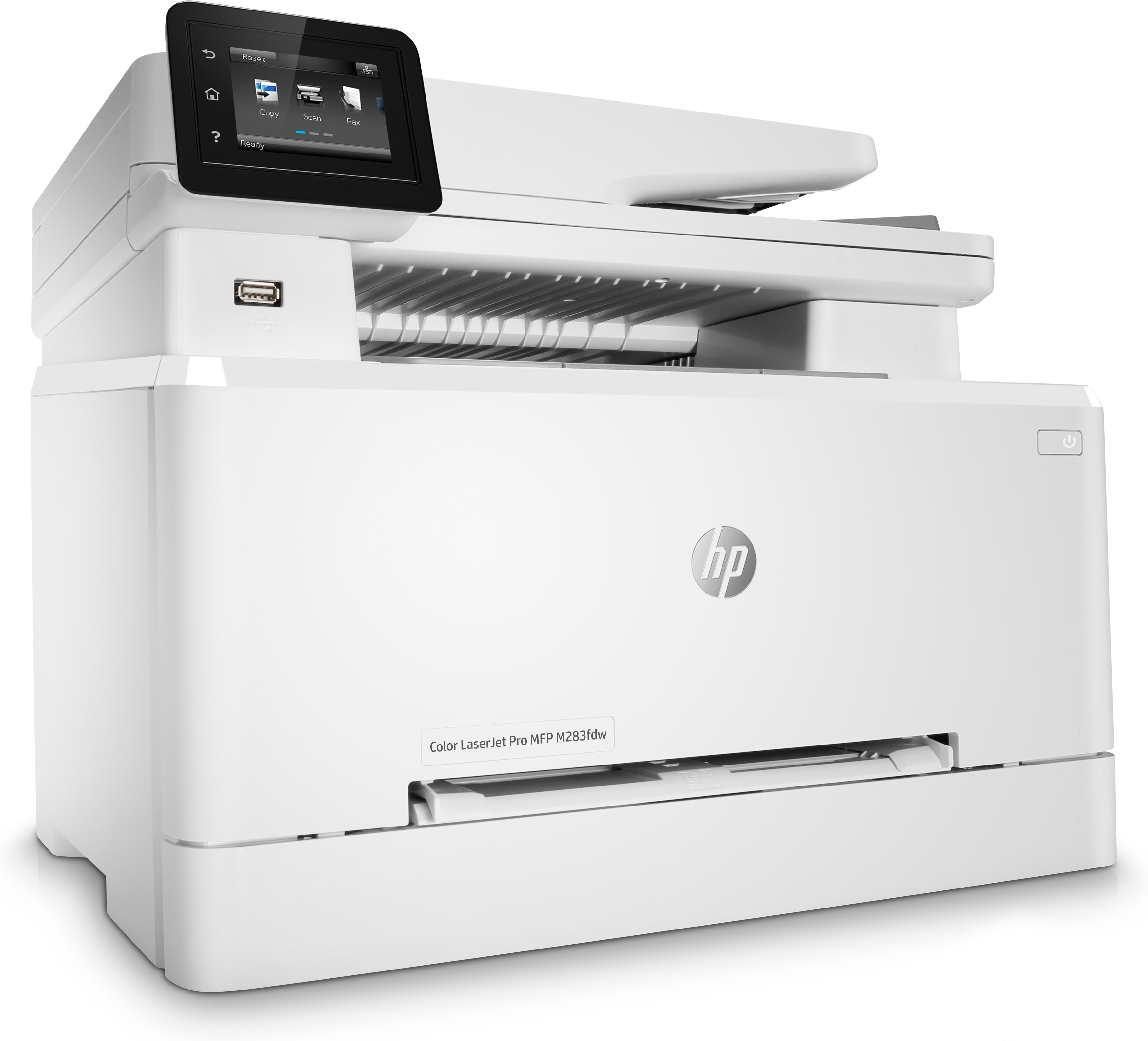 HP Color LaserJet Pro MFP M283fdw, Kleur, Printer voor Printen, kopiëren, scannen, faxen, Printen via USB-poort aan voorzijde; Scannen naar e-mail; Dubbelzijdig printen; ADF voor 50 vel ongekruld