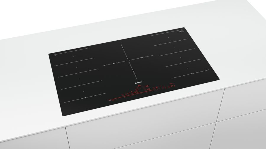 Bosch Serie 8 PXV901DV1E kookplaat Zwart Ingebouwd Inductiekookplaat zones 5 zone(s)
