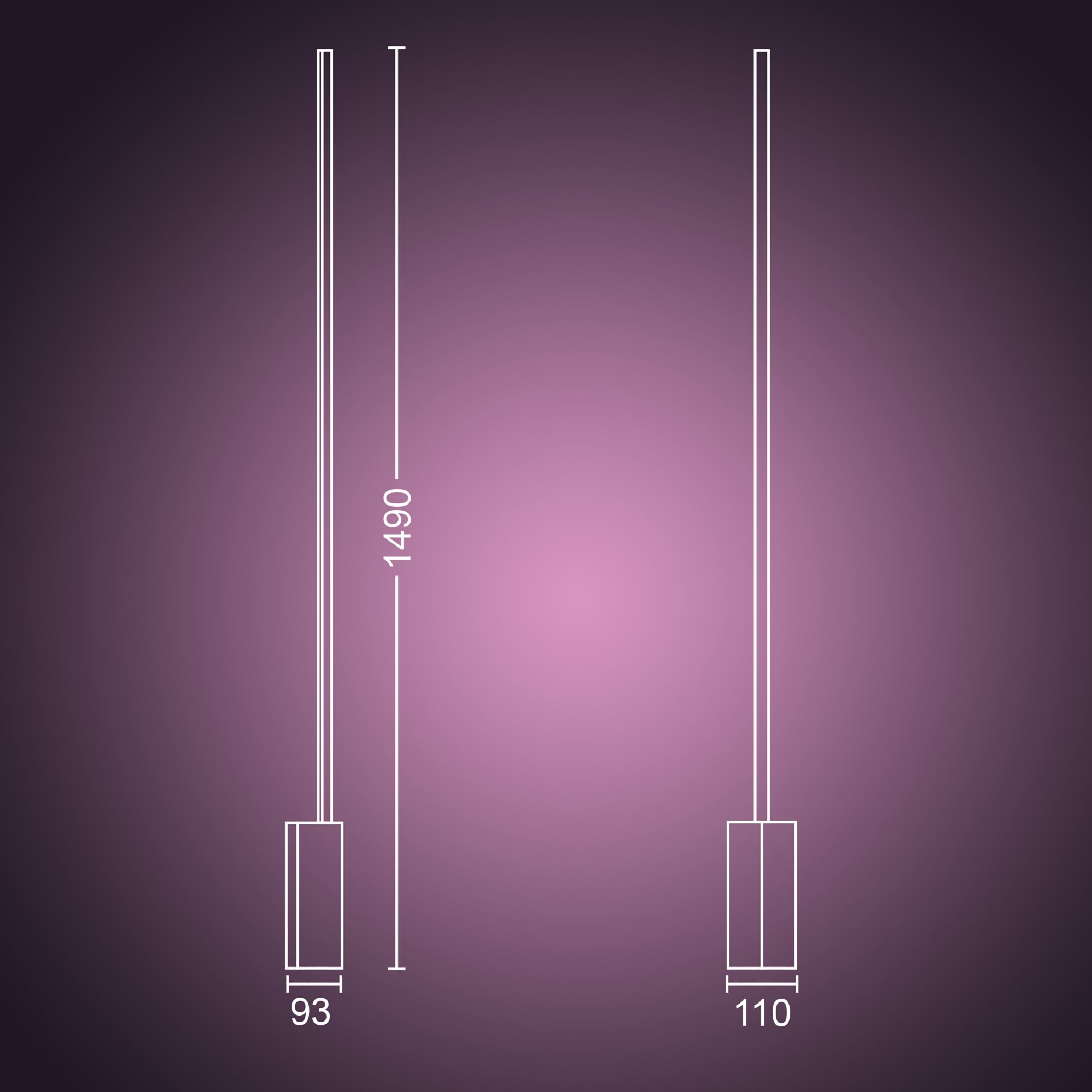 Vloerlamp PHILIPS HUE Signe White One Color