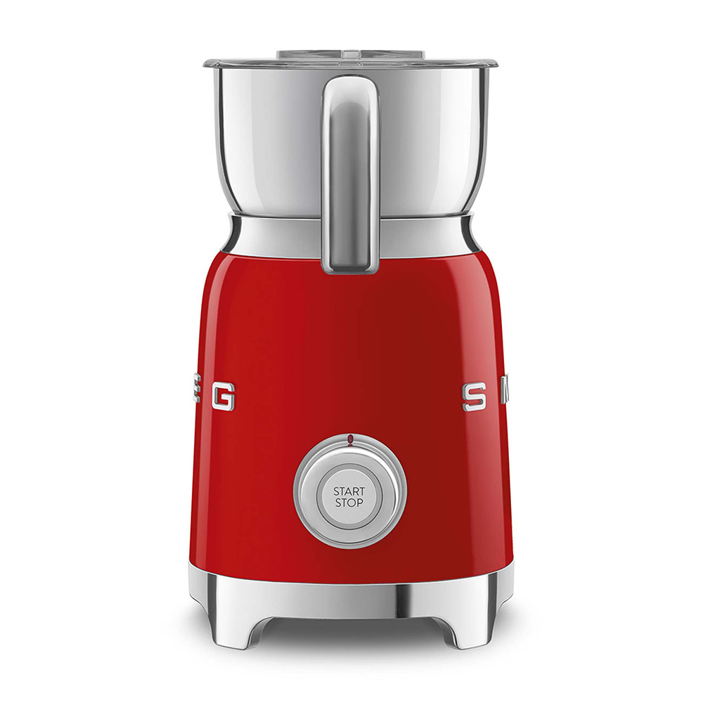 Smeg mousseur à lait rouge MFF11RDEU